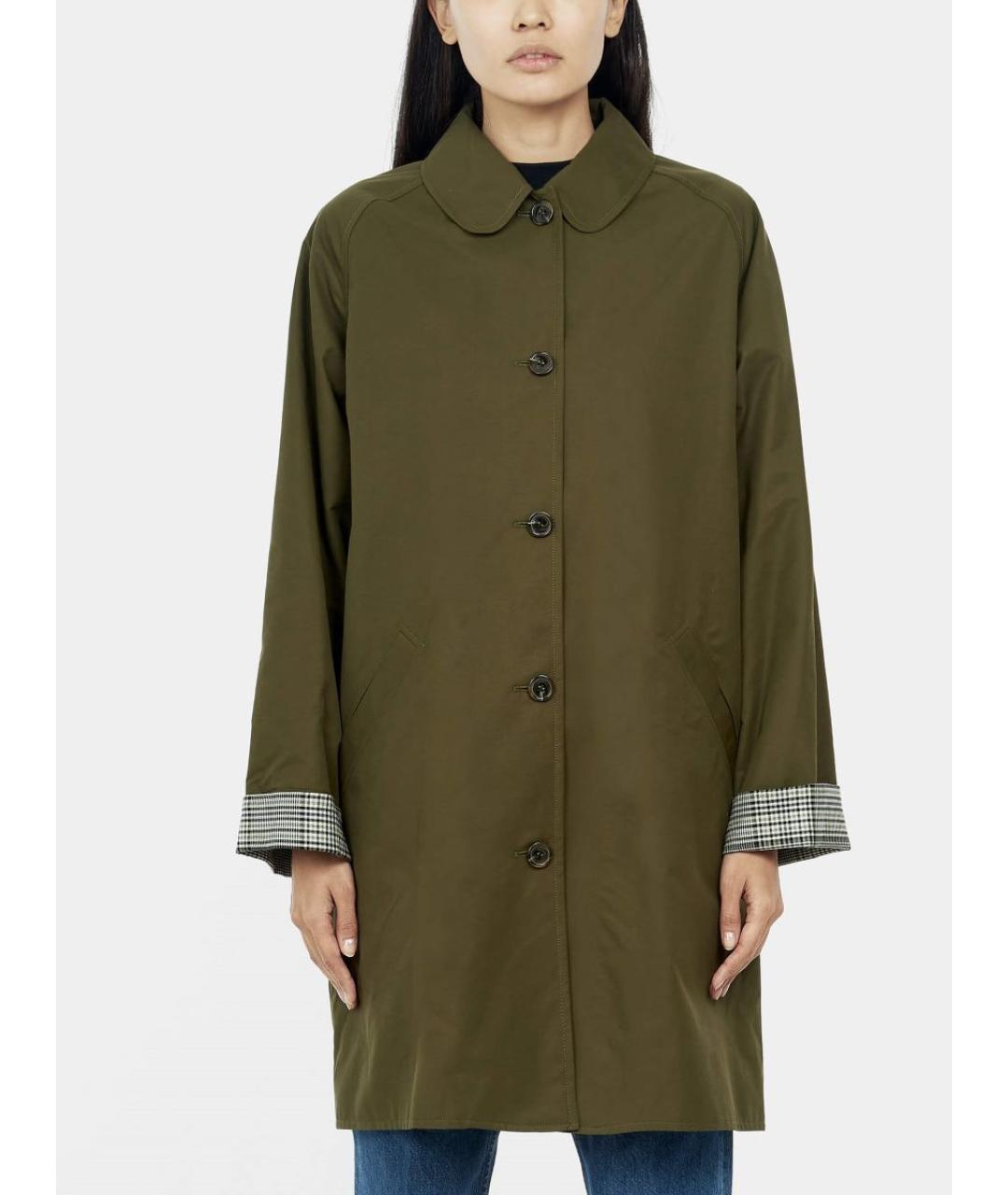 A.P.C. Зеленый тренч/плащ, фото 6