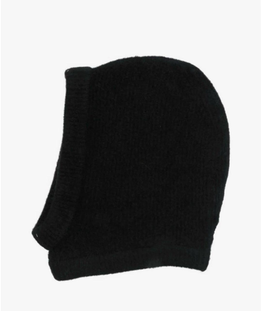RICK OWENS Черная шерстяная шапка, фото 6