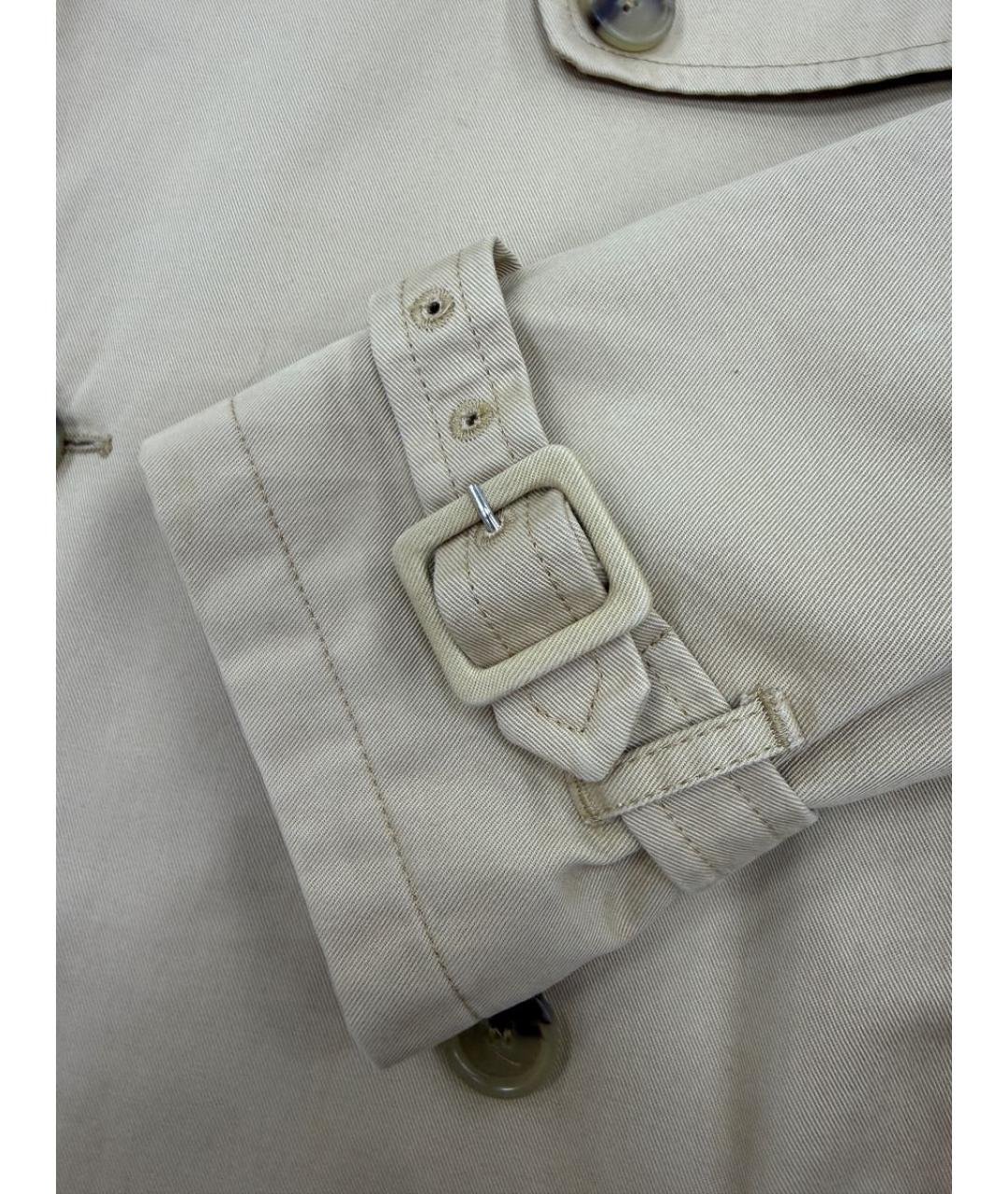 A.P.C. Бежевый хлопковый тренч/плащ, фото 7