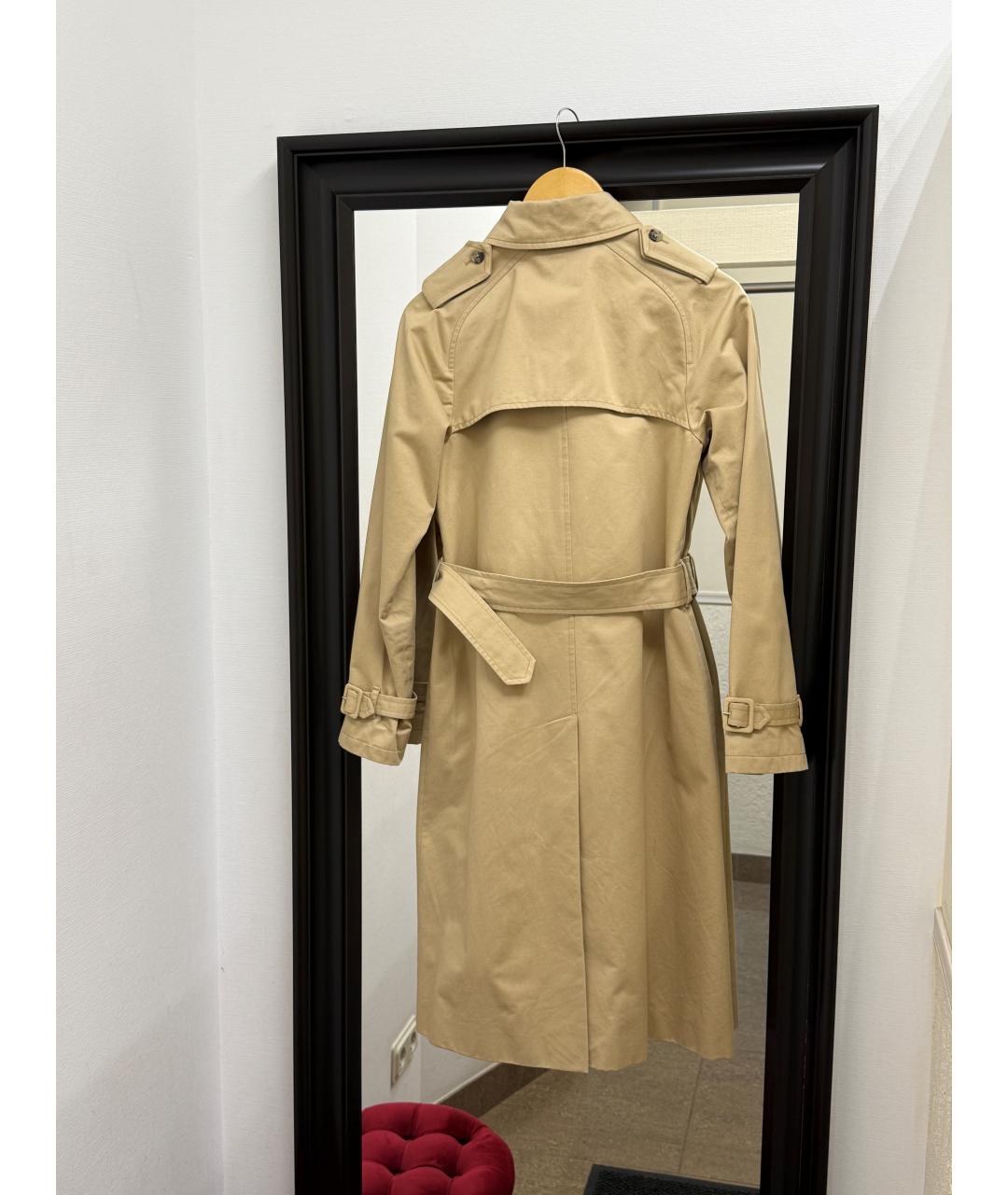 A.P.C. Бежевый хлопковый тренч/плащ, фото 3