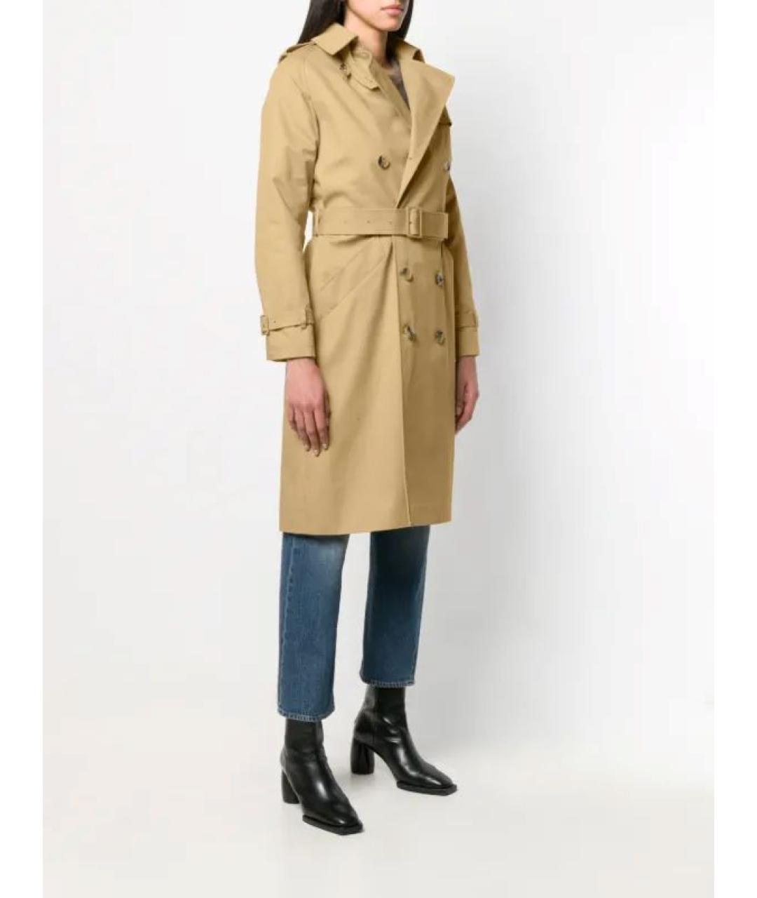 A.P.C. Бежевый хлопковый тренч/плащ, фото 8