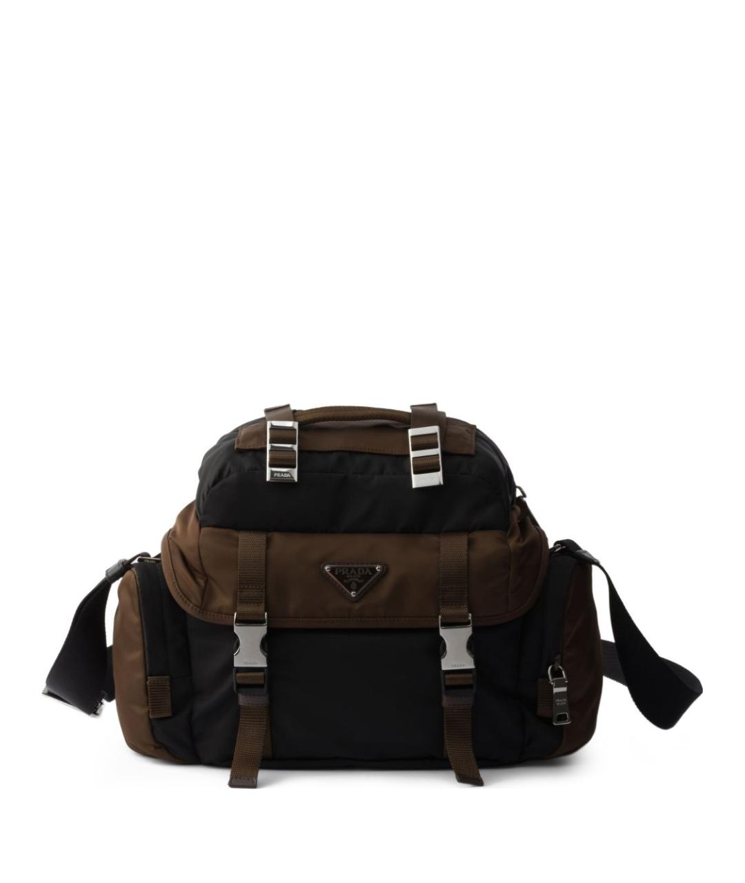 PRADA Черная синтетическая сумка на плечо, фото 1