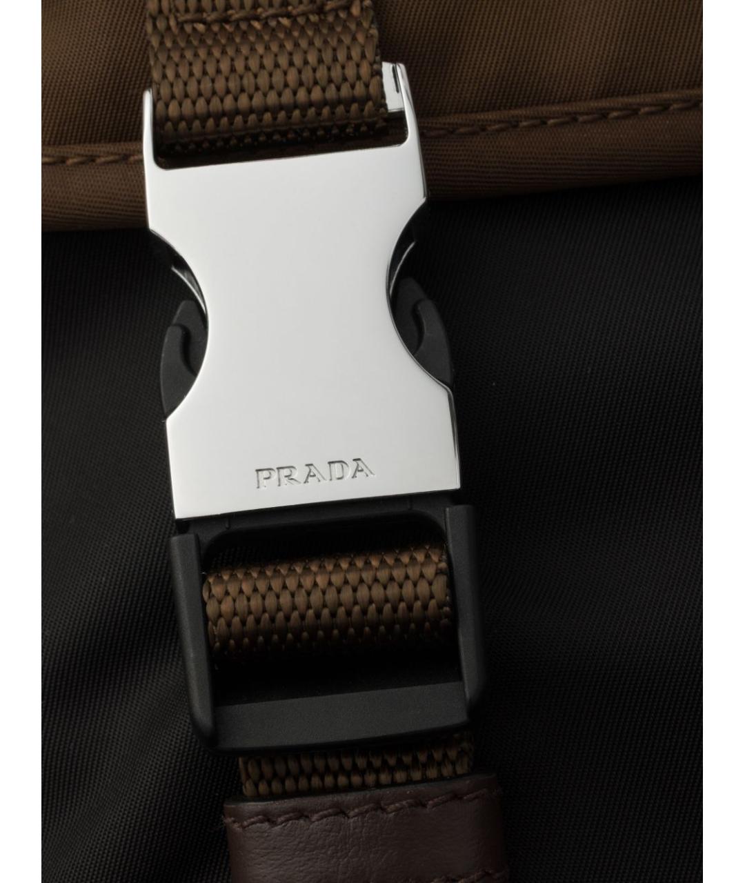 PRADA Черная синтетическая сумка на плечо, фото 5
