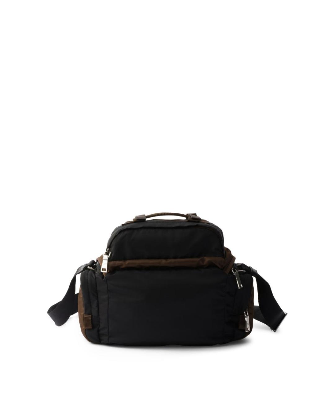 PRADA Черная синтетическая сумка на плечо, фото 4