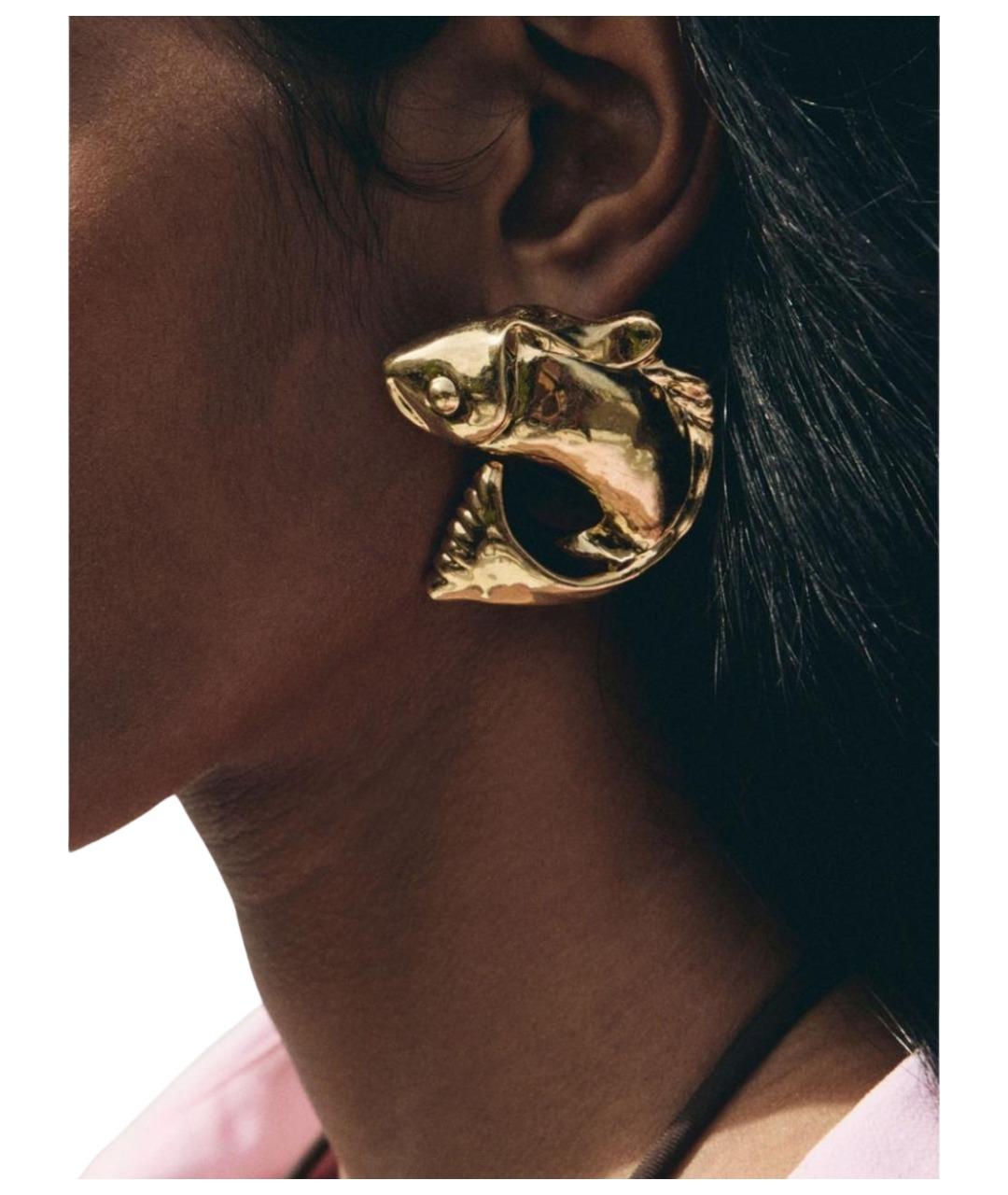 JACQUEMUS Золотые серьги, фото 2