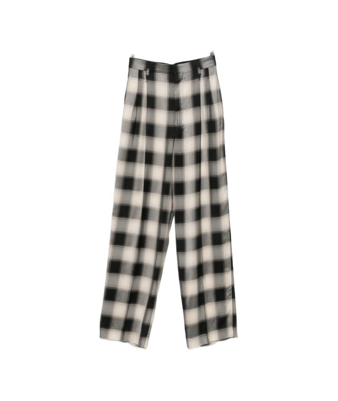 PHOEBE PHILO Мульти хлопковые прямые брюки, фото 1