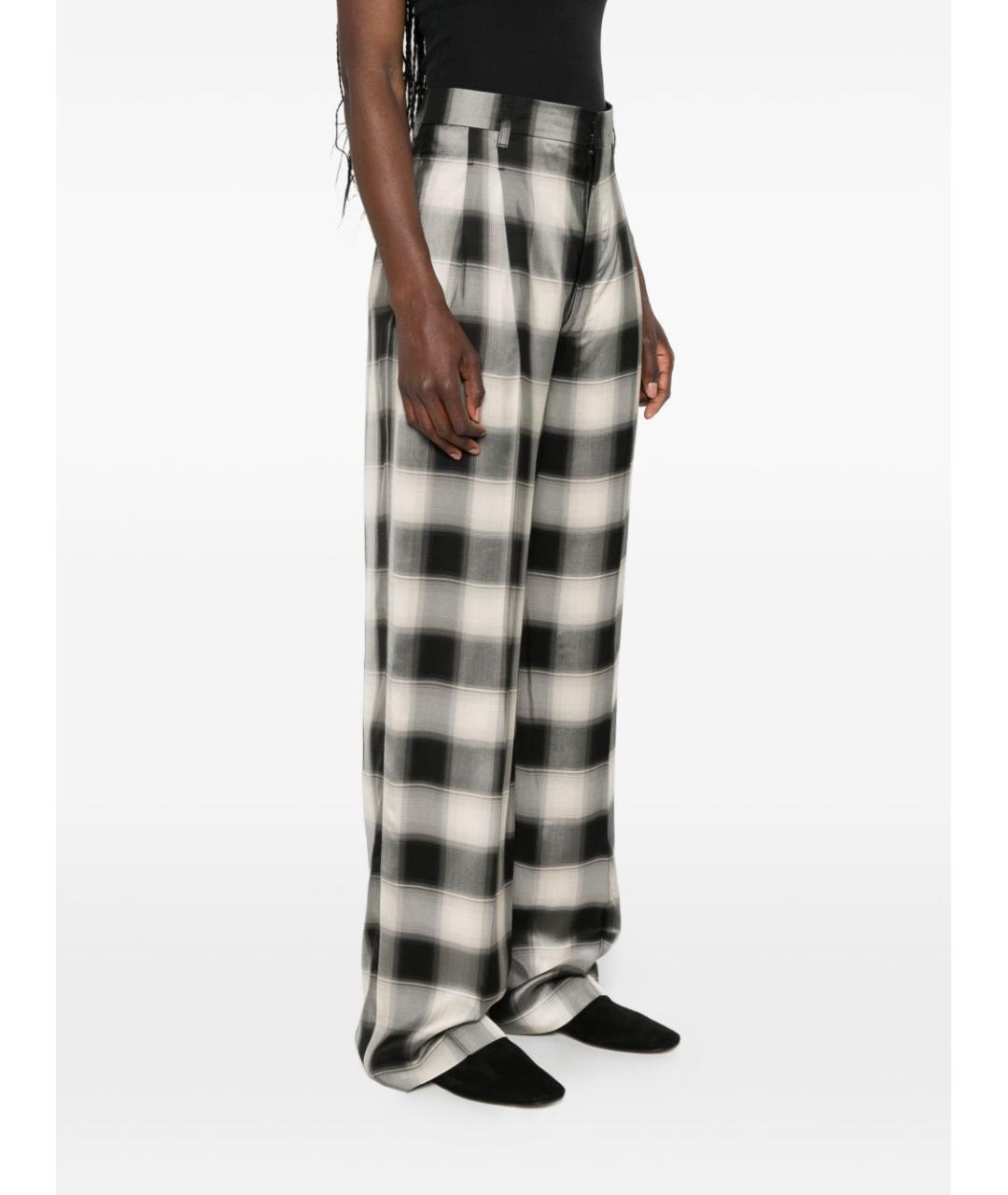 PHOEBE PHILO Мульти хлопковые прямые брюки, фото 2
