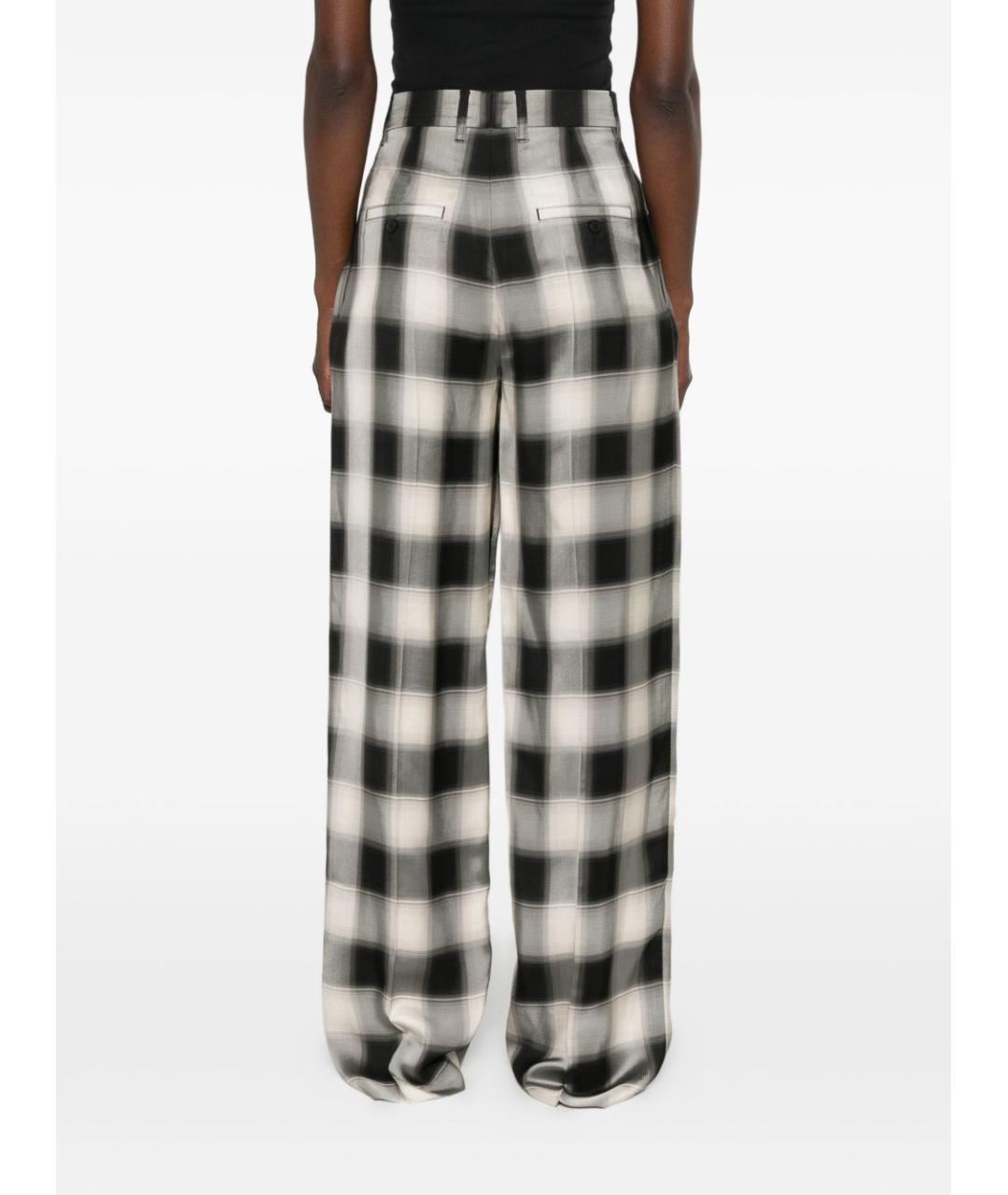 PHOEBE PHILO Мульти хлопковые прямые брюки, фото 5