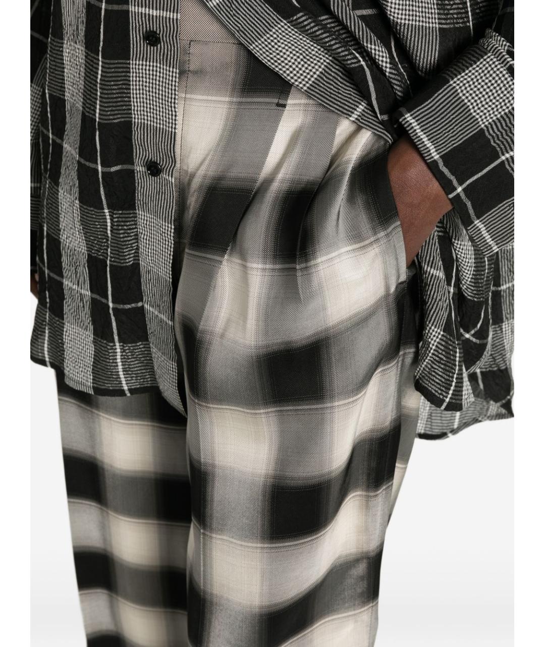 PHOEBE PHILO Мульти хлопковые прямые брюки, фото 4