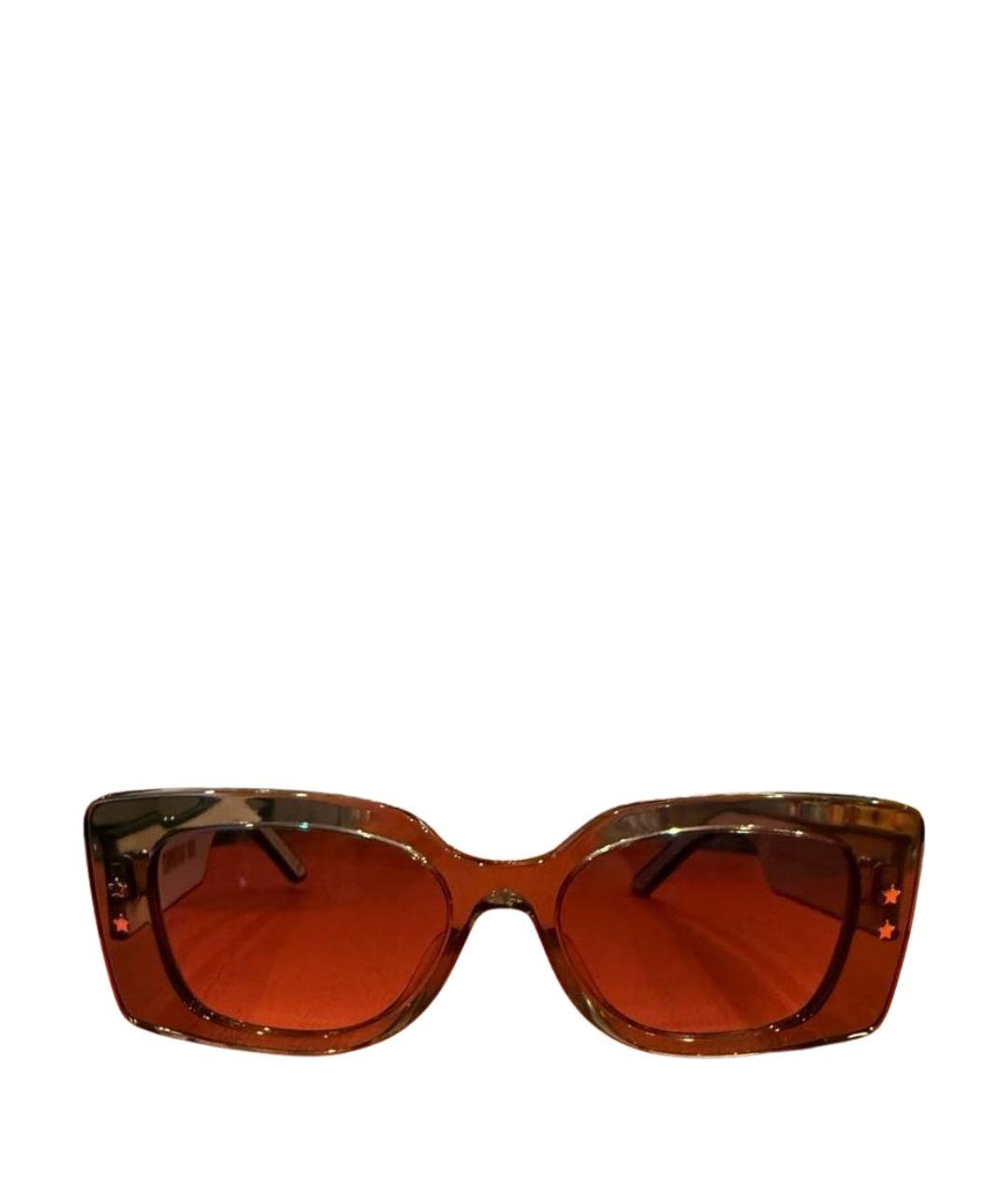 CHRISTIAN DIOR Антрацитовые пластиковые солнцезащитные очки, фото 1