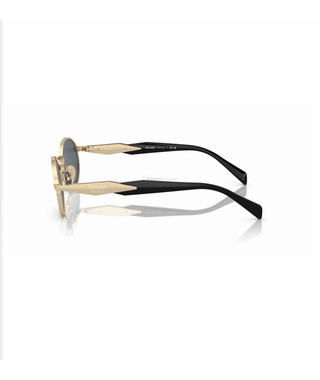 PRADA Темно-синие металлические солнцезащитные очки, фото 2