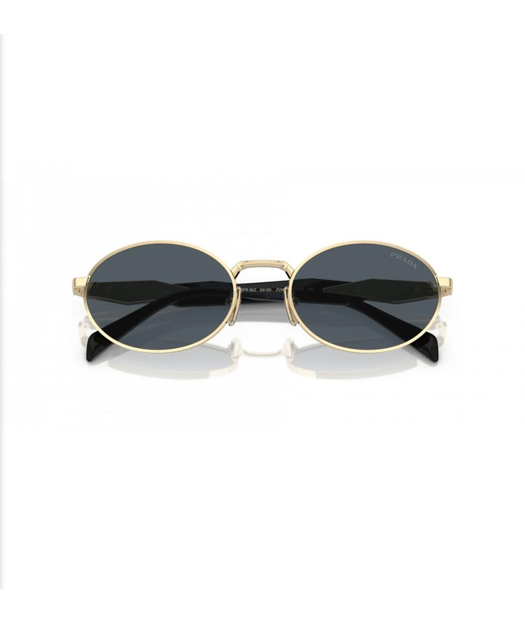 PRADA Темно-синие металлические солнцезащитные очки, фото 8