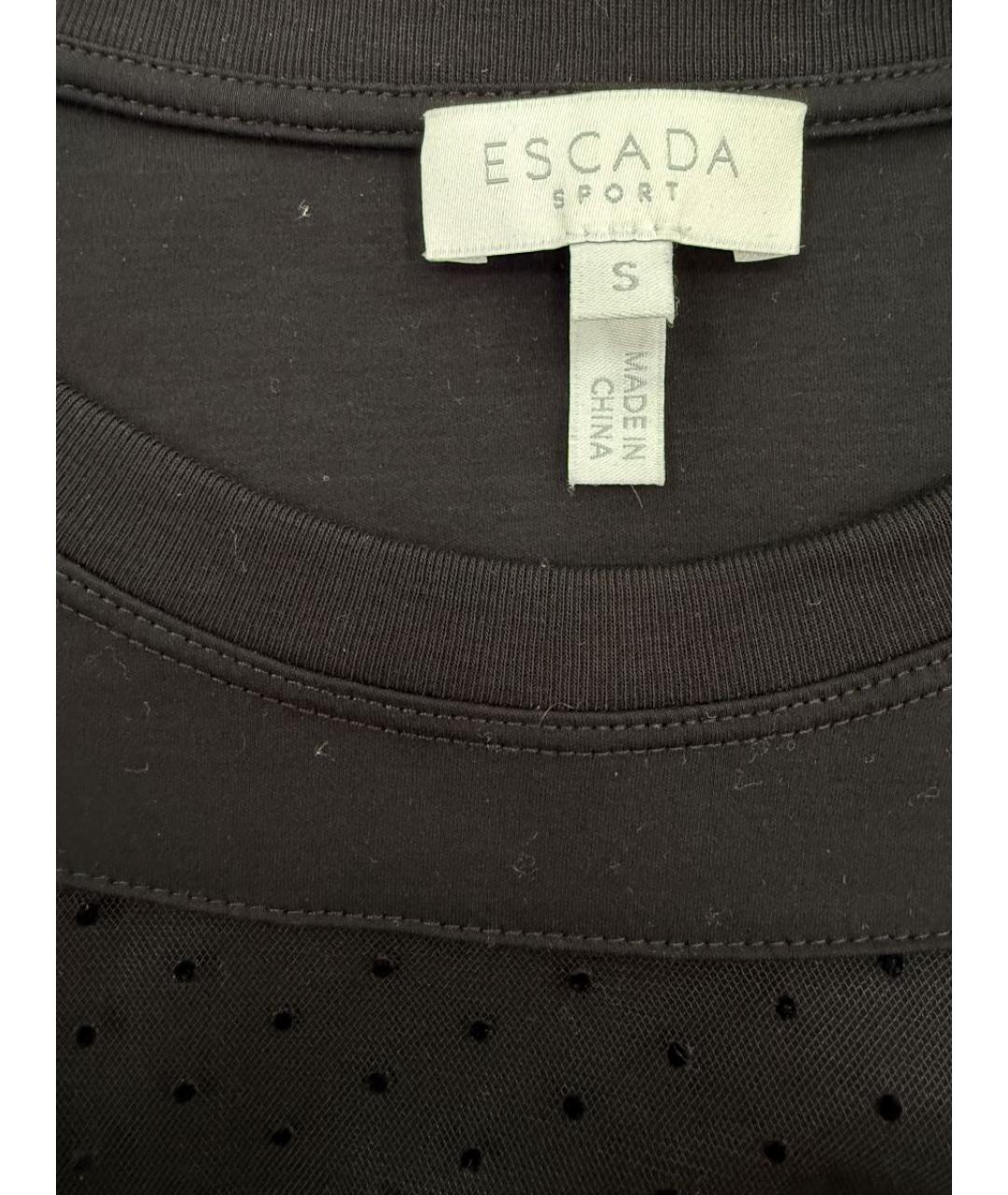 ESCADA Черная футболка, фото 3