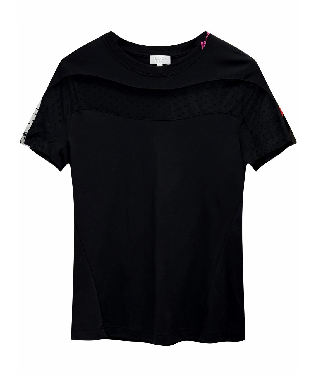 ESCADA Черная футболка, фото 1