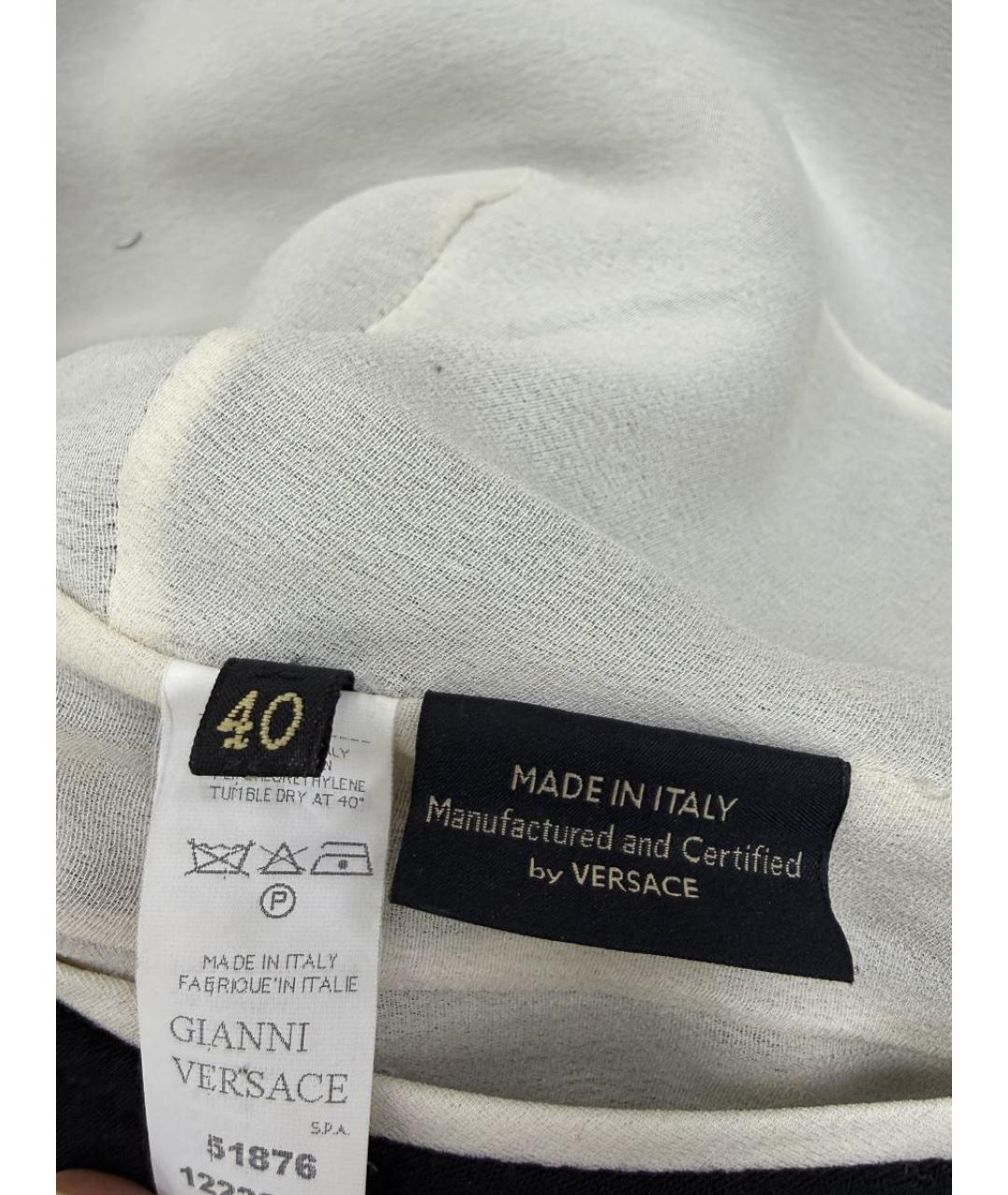 VERSACE Черное вечернее платье, фото 3