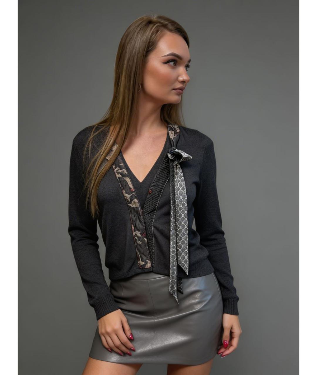 ANTONIO MARRAS Серый кардиган, фото 8