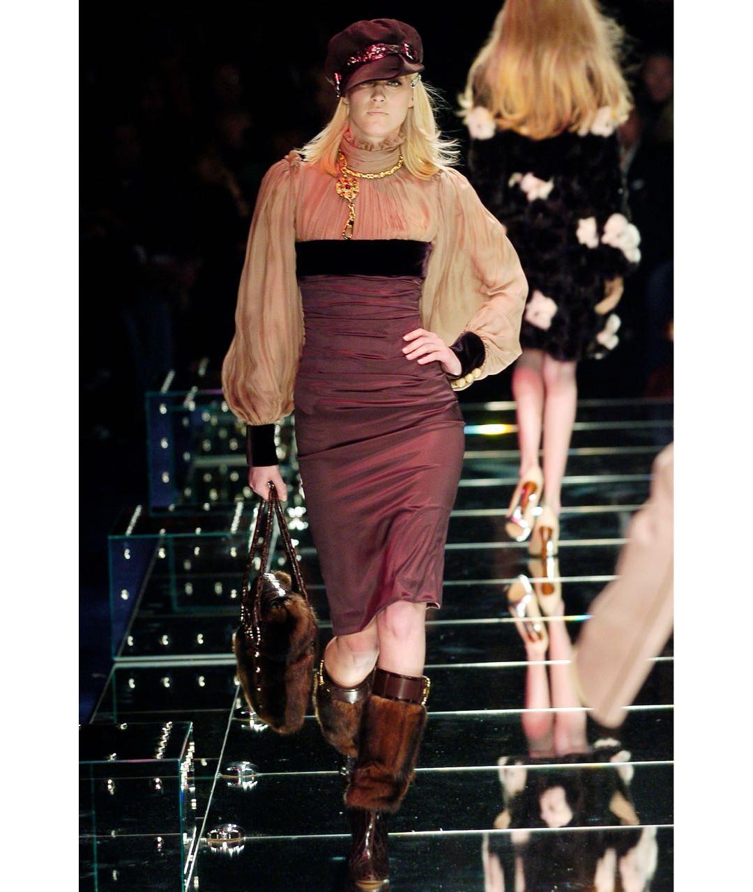 DOLCE&GABBANA Черное шелковое коктейльное платье, фото 2