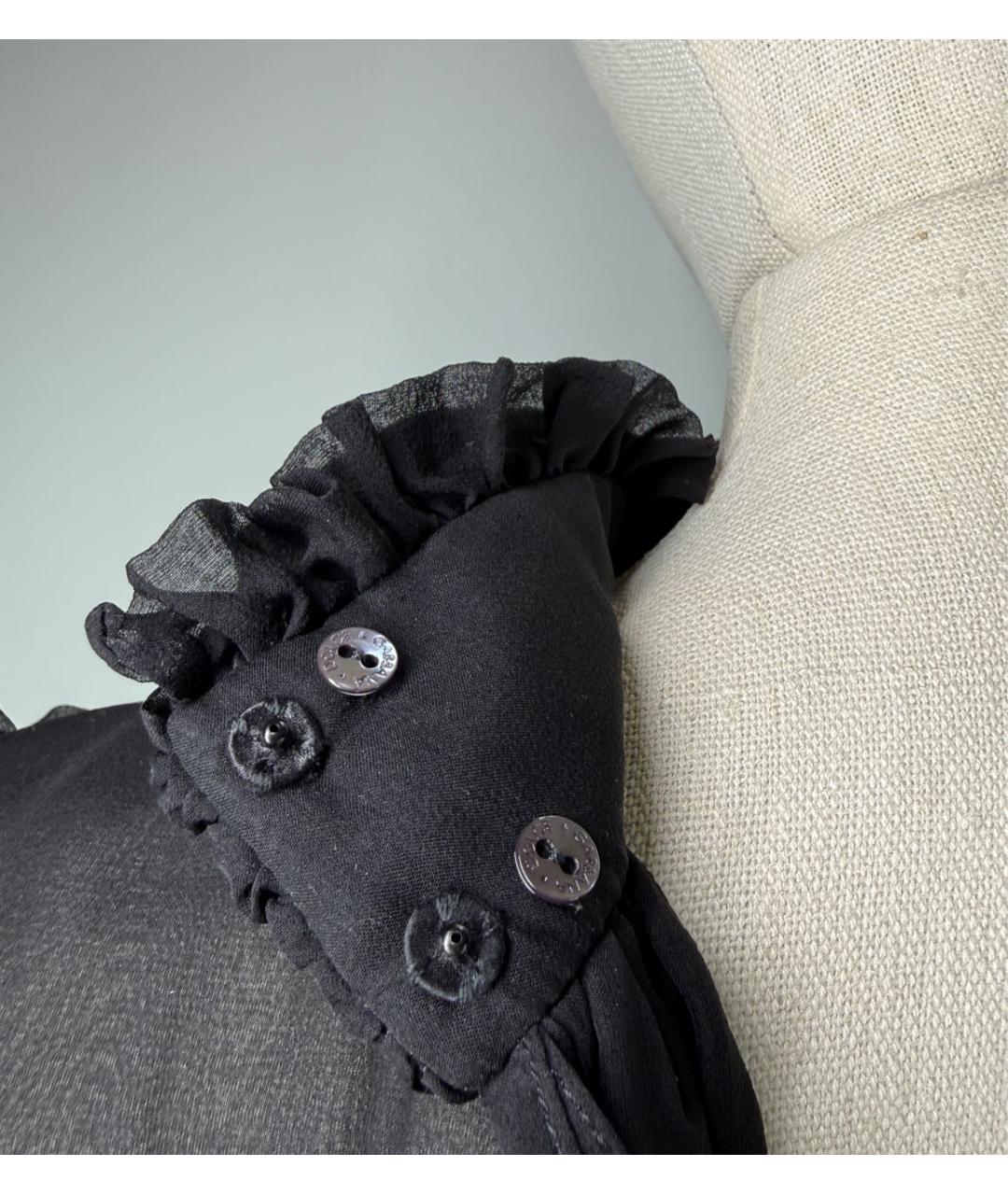 DOLCE&GABBANA Черное шелковое коктейльное платье, фото 7