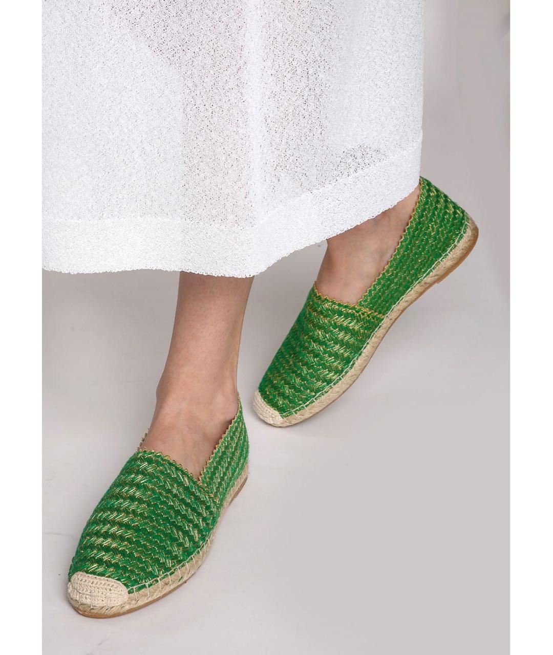 ERMANNO SCERVINO Голубые кожаные эспадрильи, фото 5