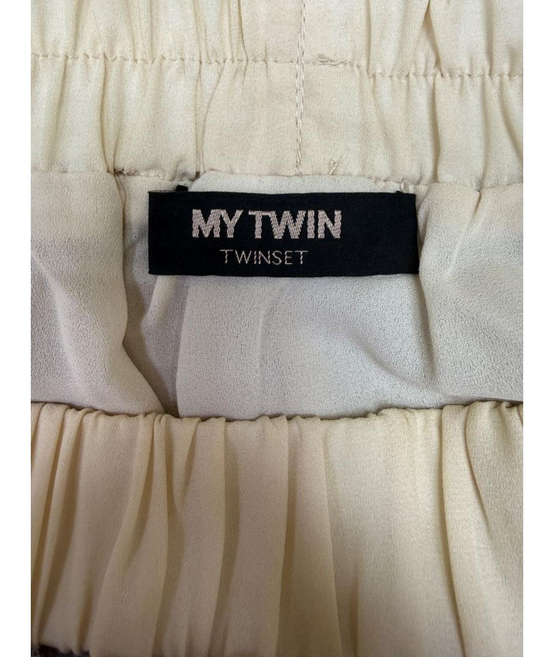 TWIN-SET Мульти полиэстеровая юбка макси, фото 5