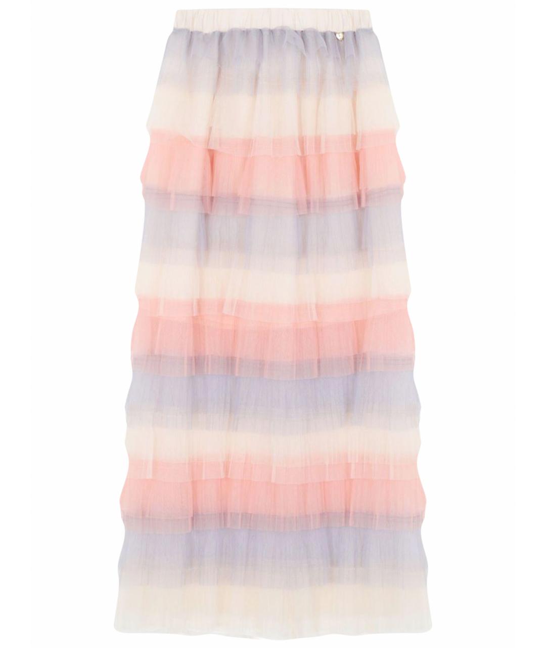 TWIN-SET Мульти полиэстеровая юбка макси, фото 1