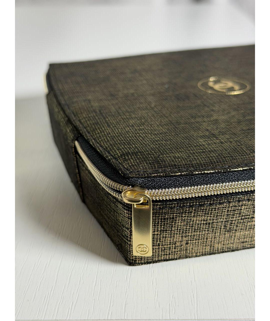 CHANEL Черная косметичка, фото 3