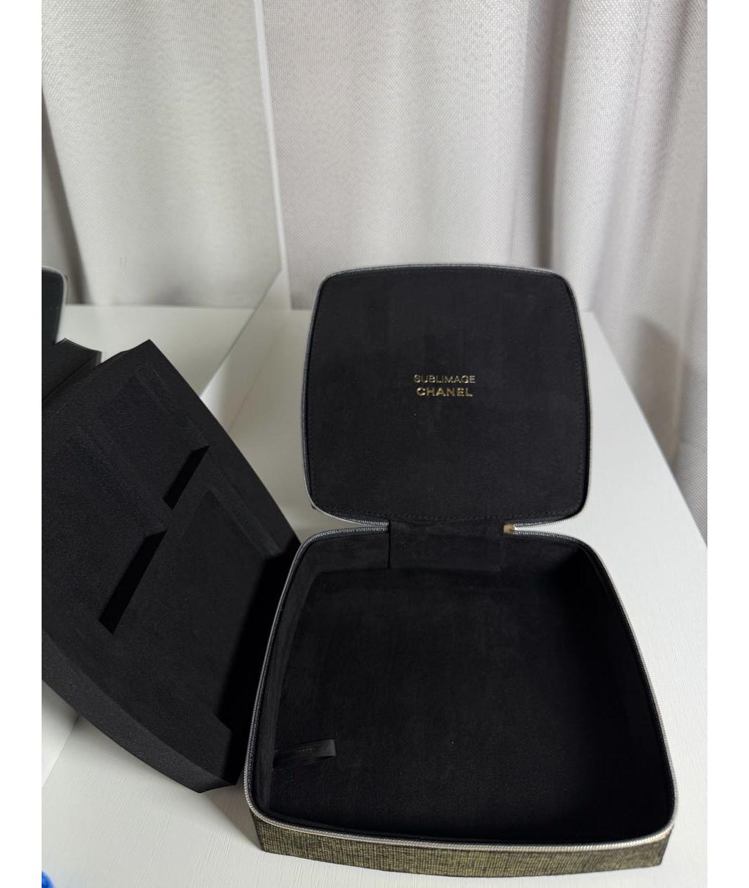 CHANEL Черная косметичка, фото 5