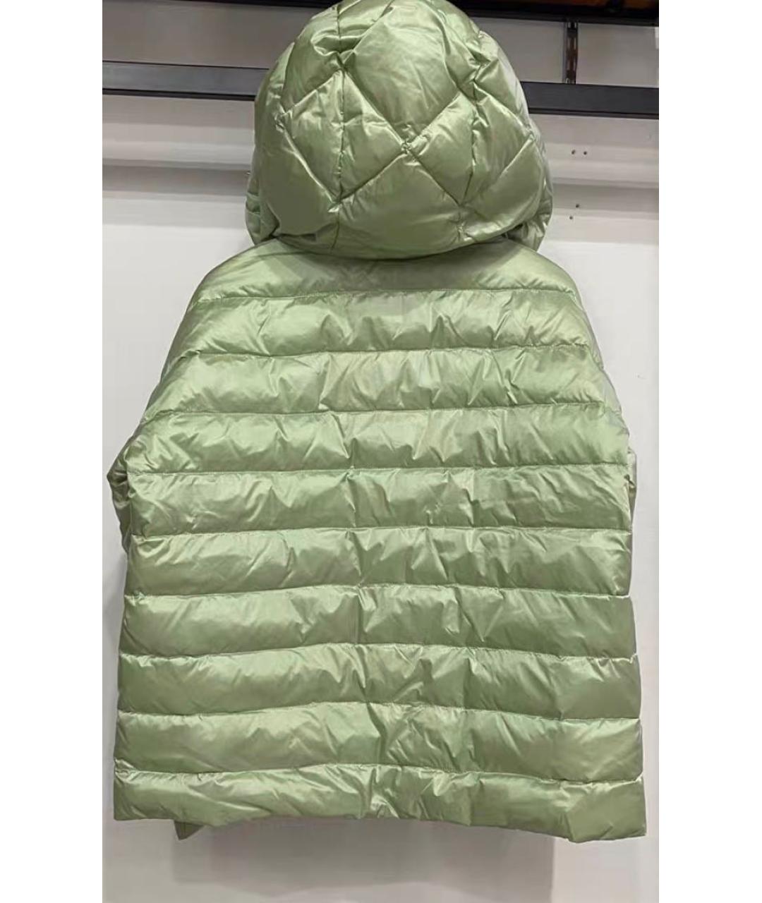 MAX MARA THE CUBE Зеленая полиэстеровая куртка, фото 2