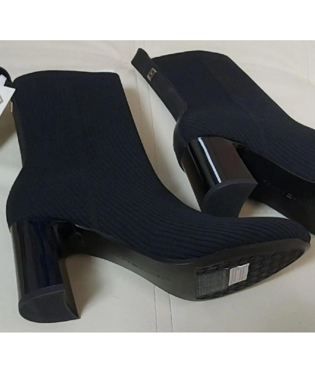 TOMMY HILFIGER Черные текстильные ботильоны, фото 3