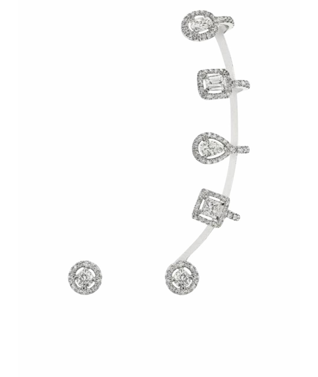 MESSIKA Серебряные серьги из белого золота, фото 1