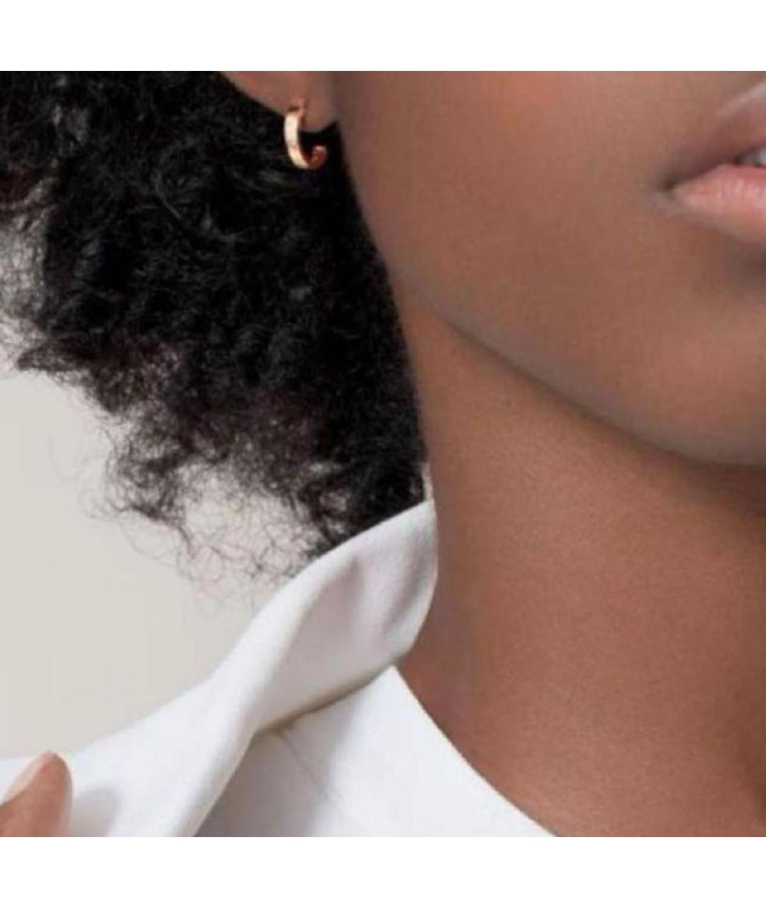 CARTIER Розовые серьги из розового золота, фото 4