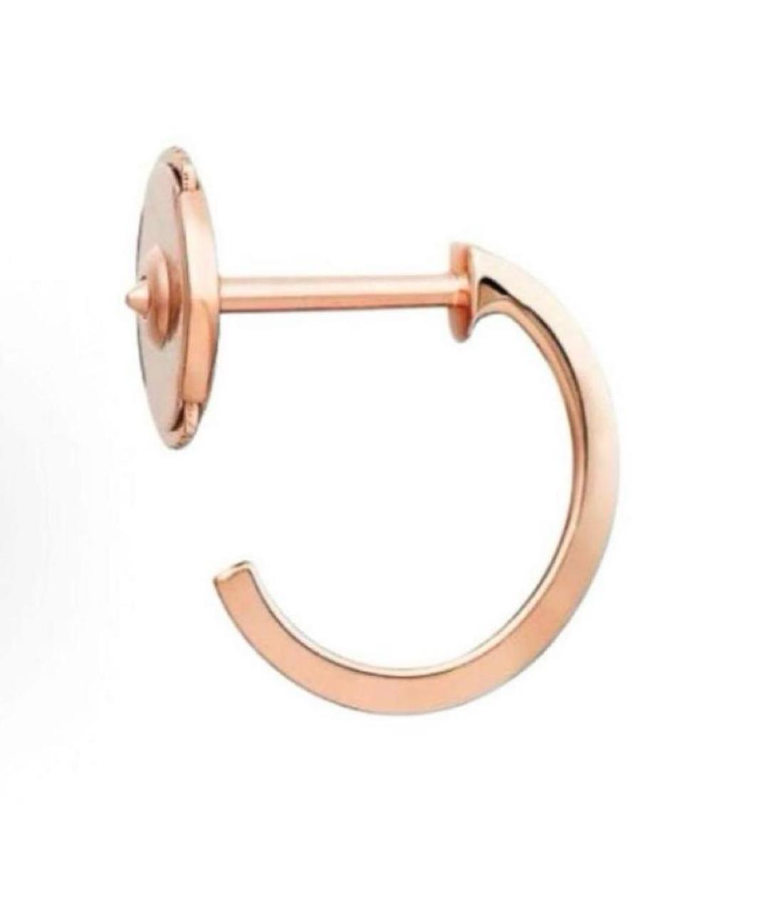 CARTIER Розовые серьги из розового золота, фото 2