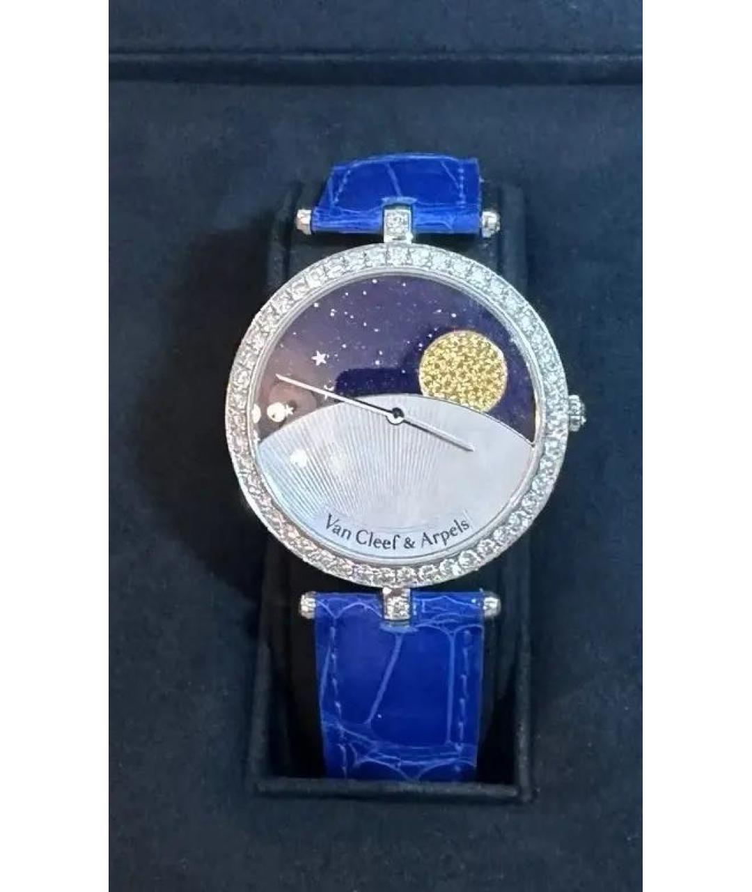 VAN CLEEF & ARPELS Синие часы из белого золота, фото 4