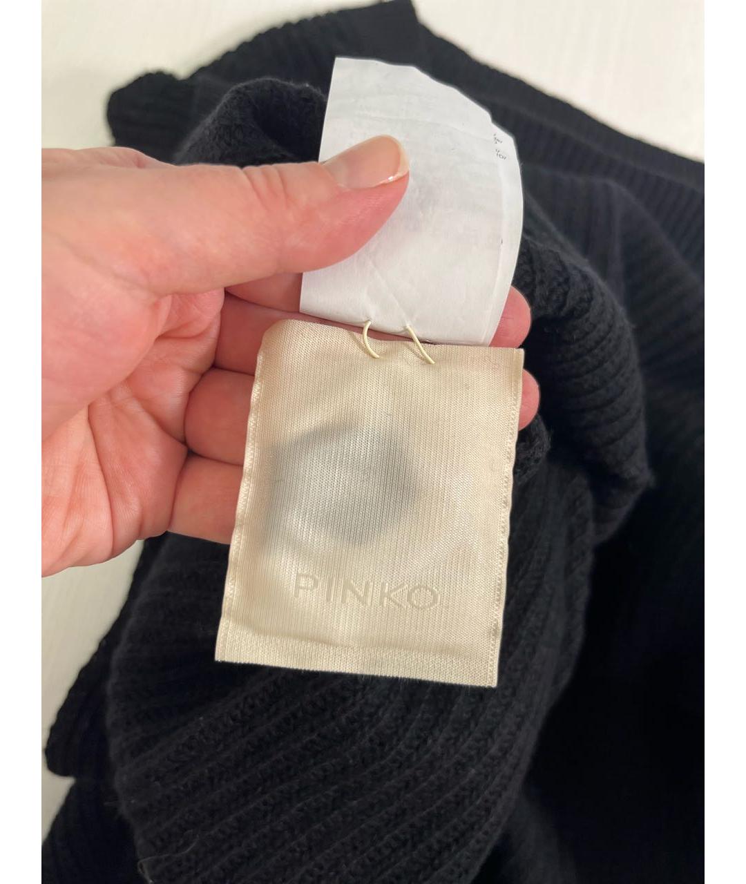 PINKO Черный льняной жилет, фото 7