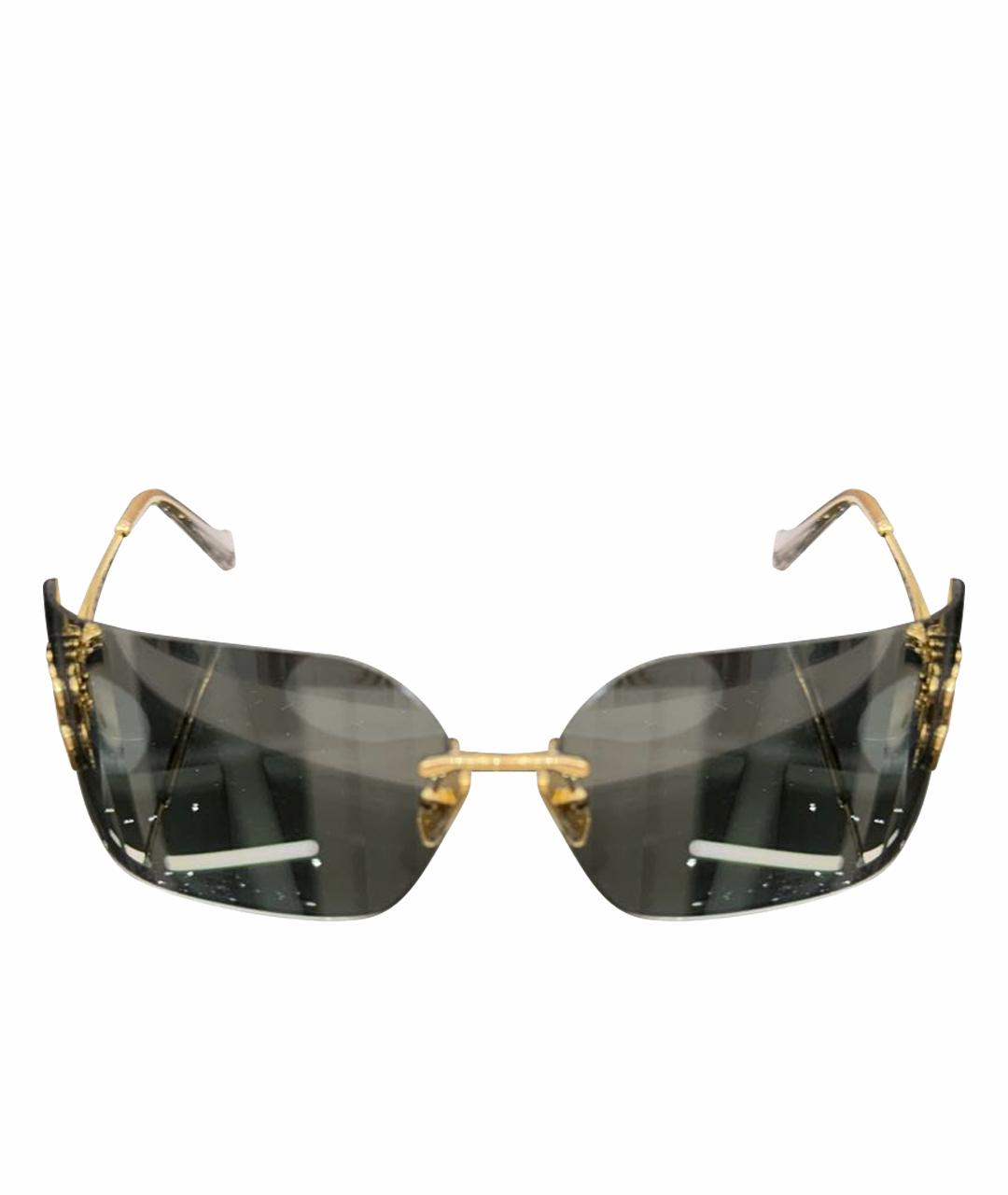 MIU MIU Серые металлические солнцезащитные очки, фото 1