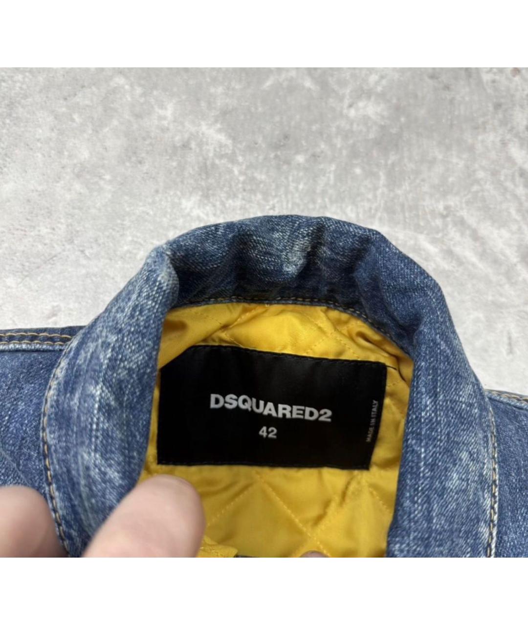 DSQUARED2 Синяя куртка, фото 4