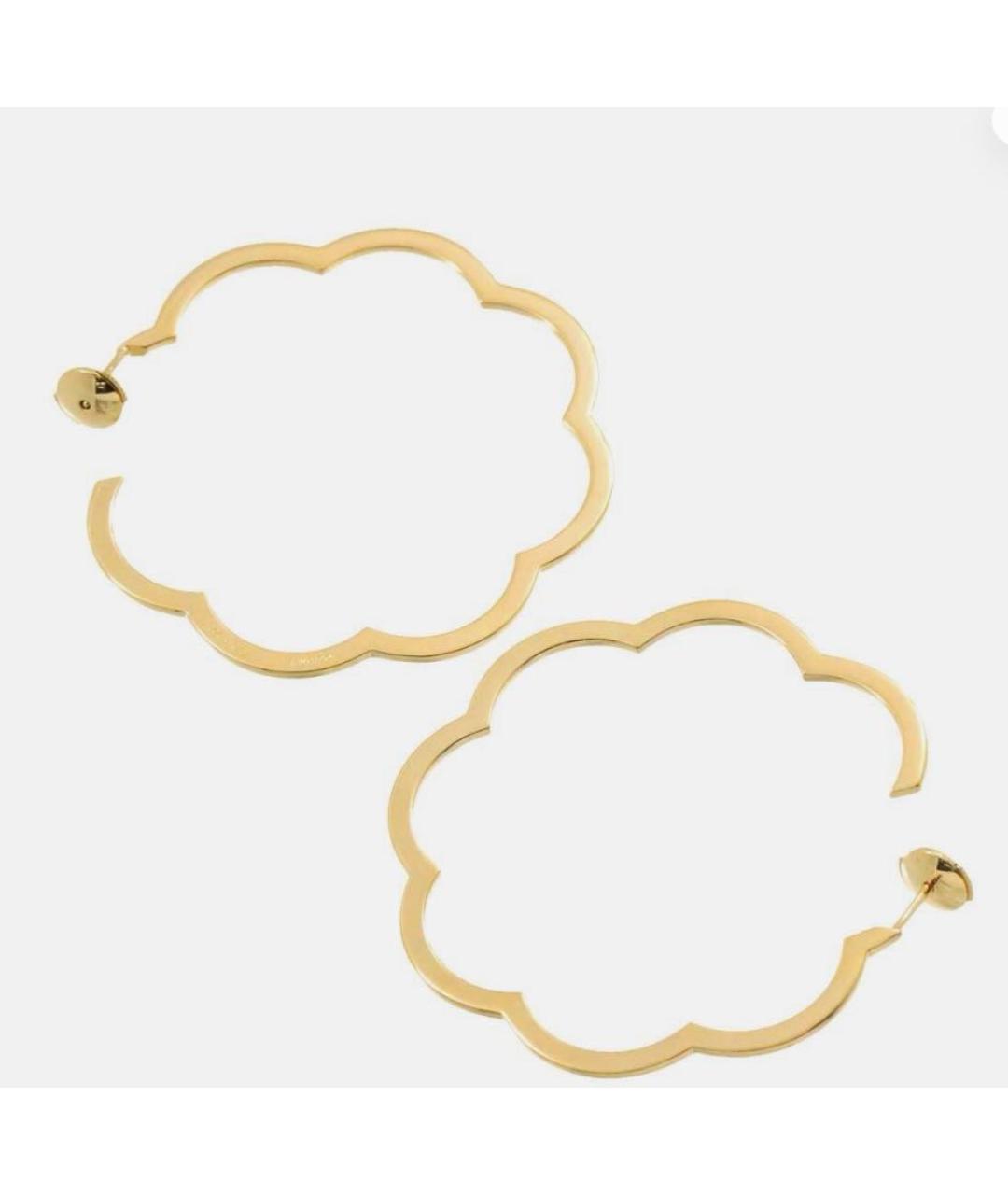CHANEL Золотые серьги из желтого золота, фото 2