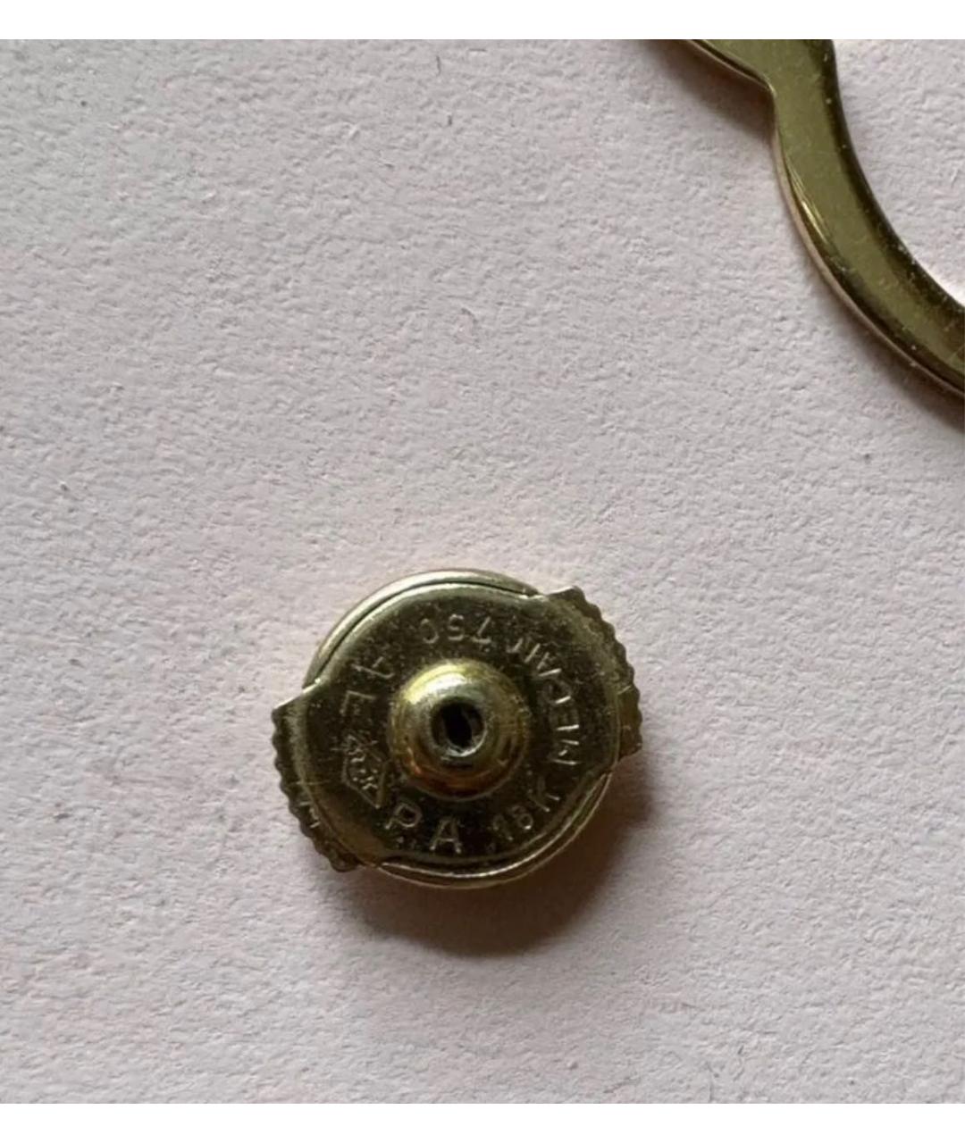 CHANEL Золотые серьги из желтого золота, фото 7