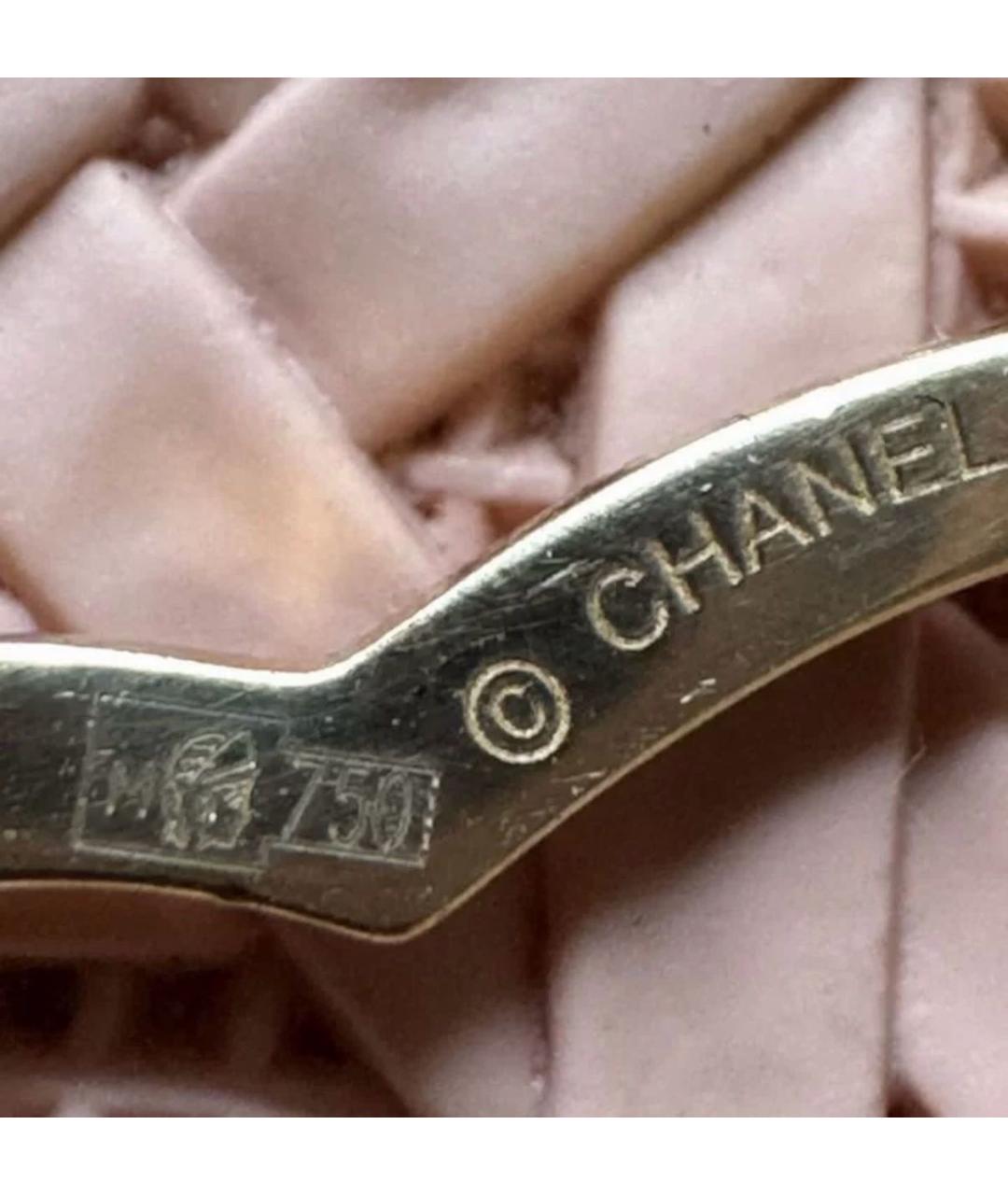 CHANEL Золотые серьги из желтого золота, фото 6