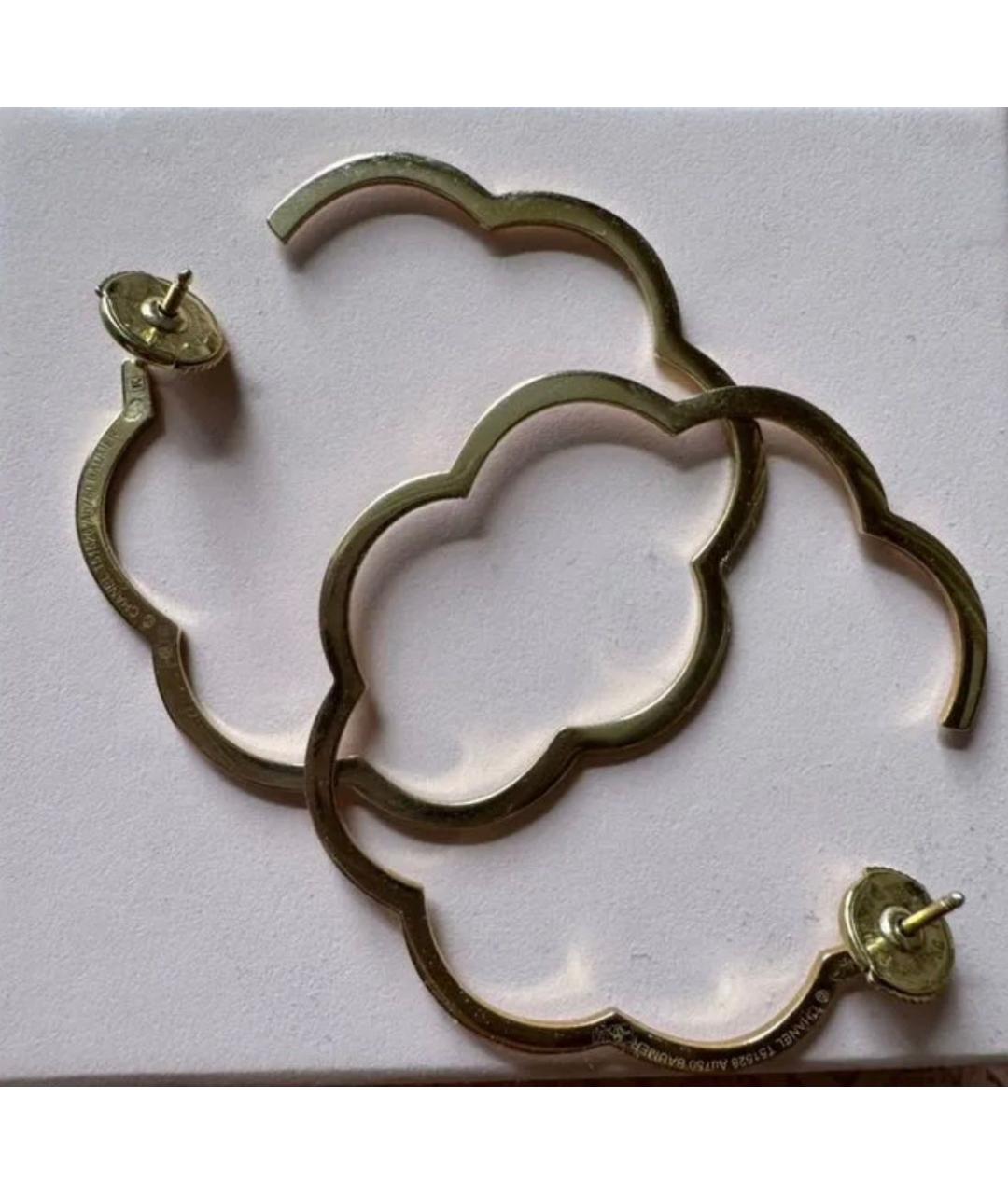 CHANEL Золотые серьги из желтого золота, фото 5