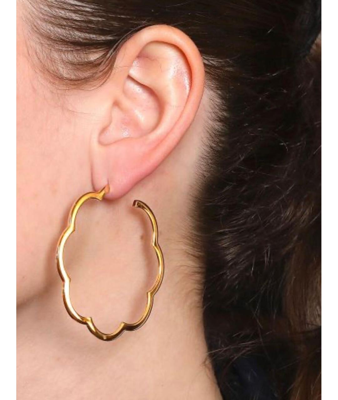 CHANEL Золотые серьги из желтого золота, фото 3