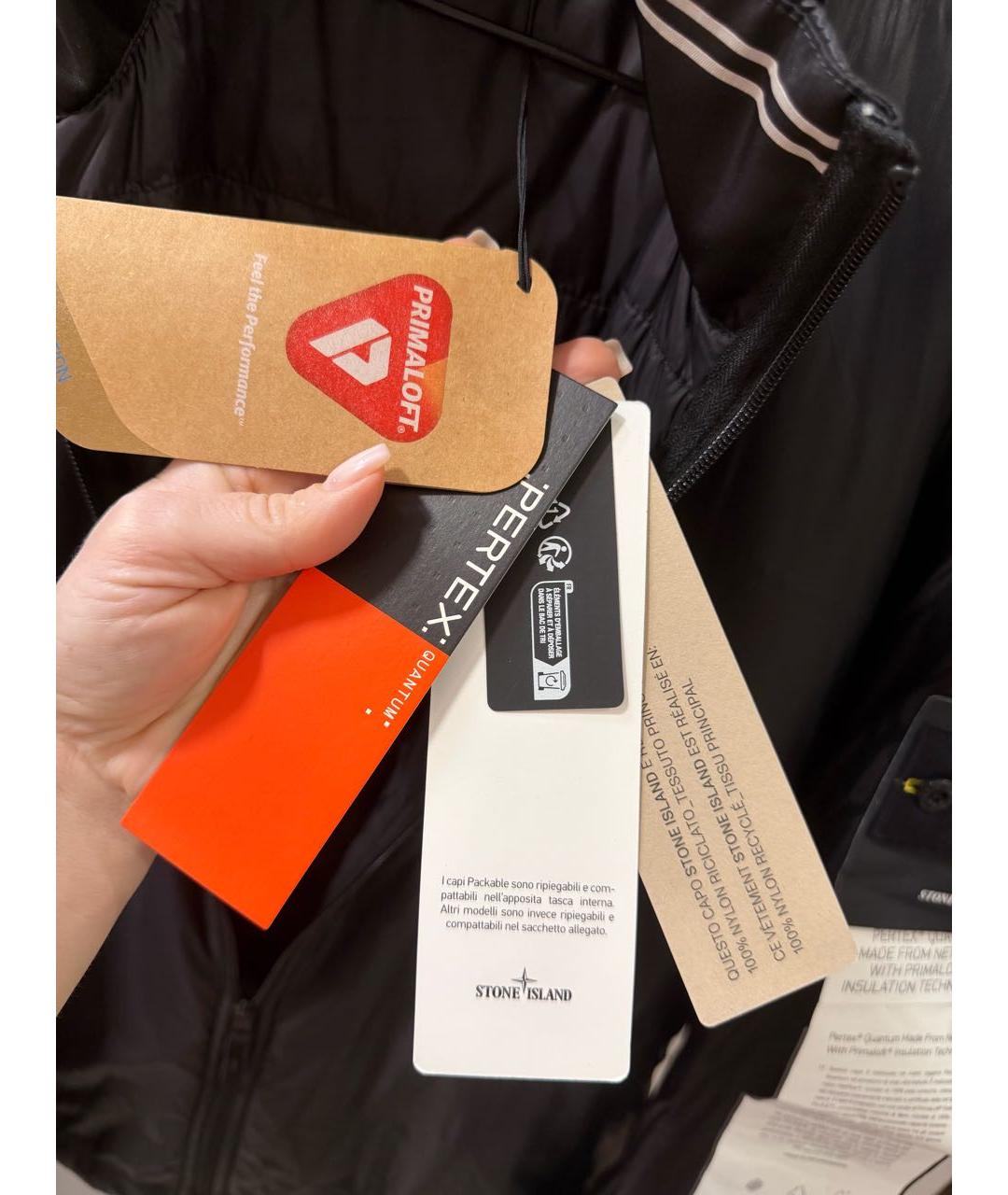 STONE ISLAND Черная куртка, фото 7