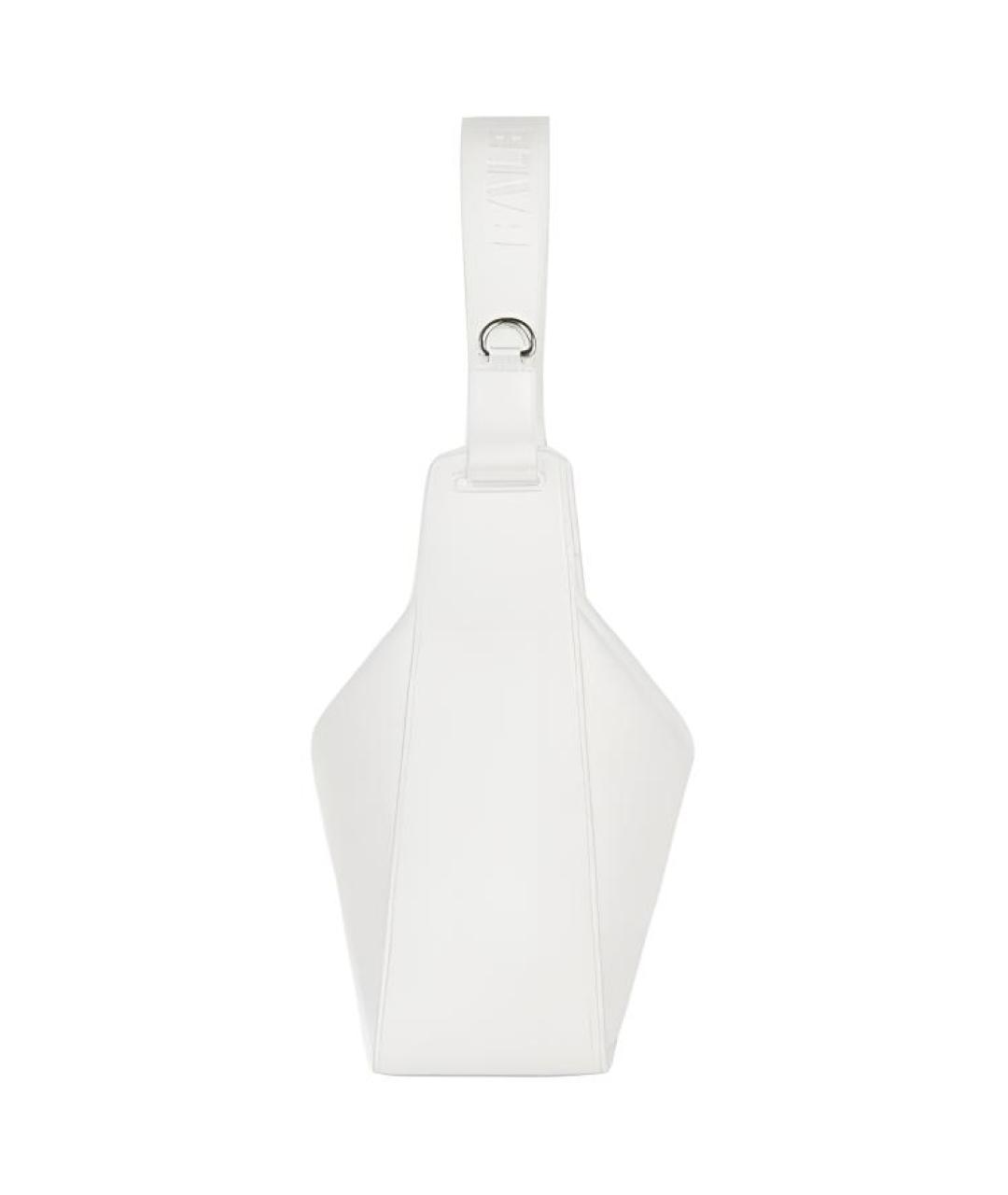 BALENCIAGA Белая кожаная сумка через плечо, фото 2