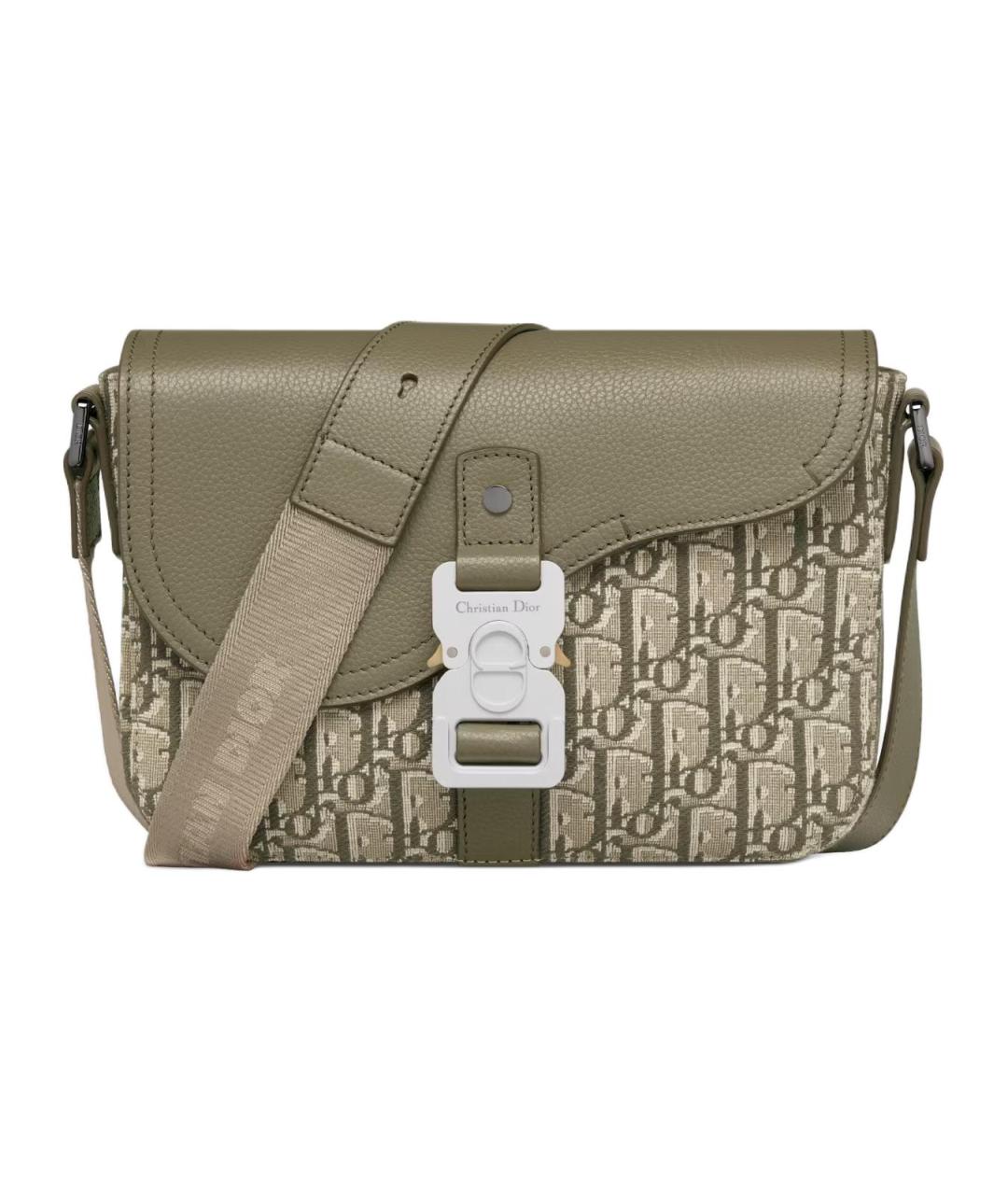 CHRISTIAN DIOR Хаки сумка на плечо, фото 1