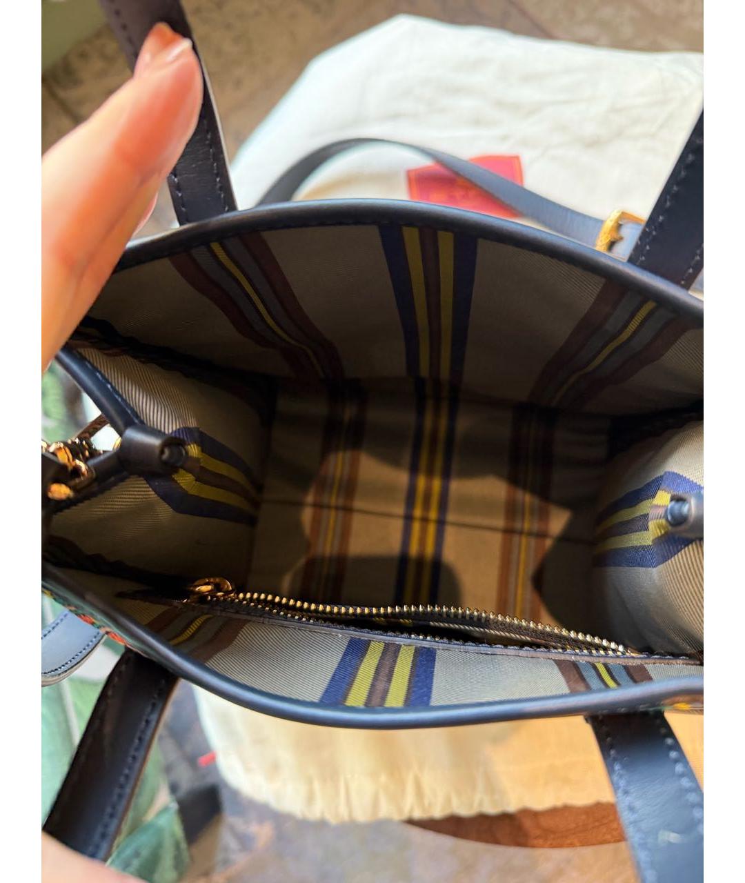 ETRO Мульти жаккардовая сумка тоут, фото 4