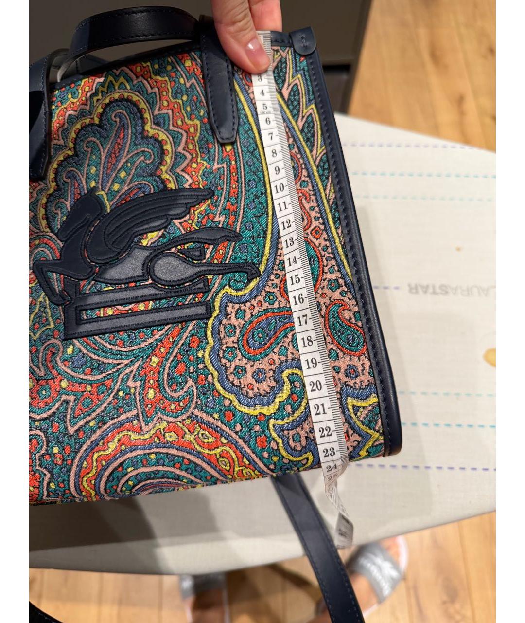 ETRO Мульти жаккардовая сумка тоут, фото 5