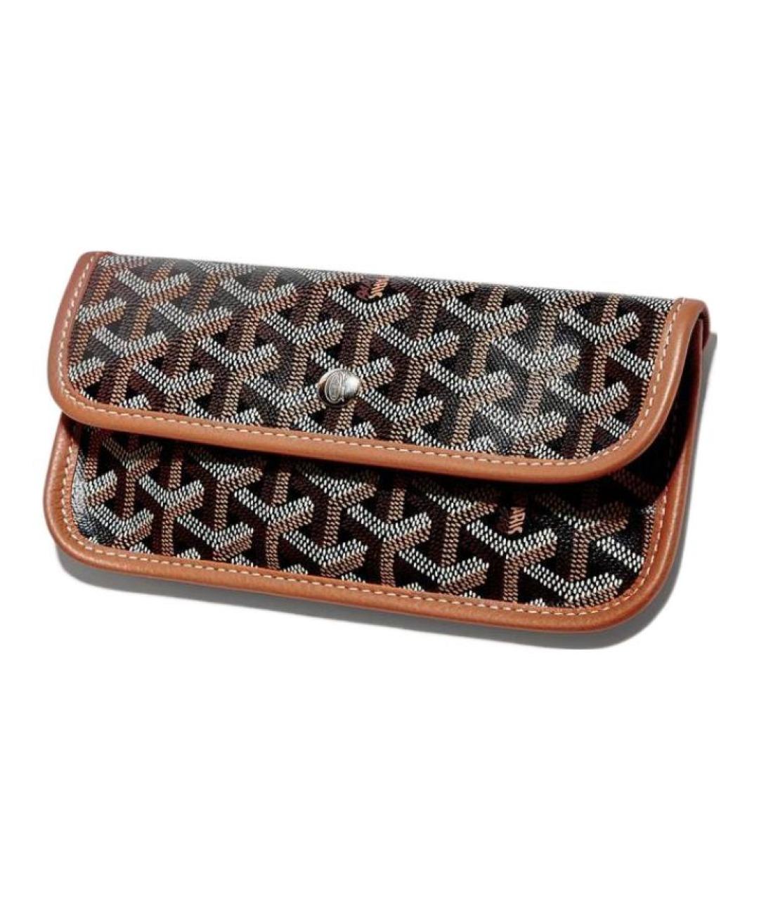 GOYARD Коричневая кожаная сумка тоут, фото 5