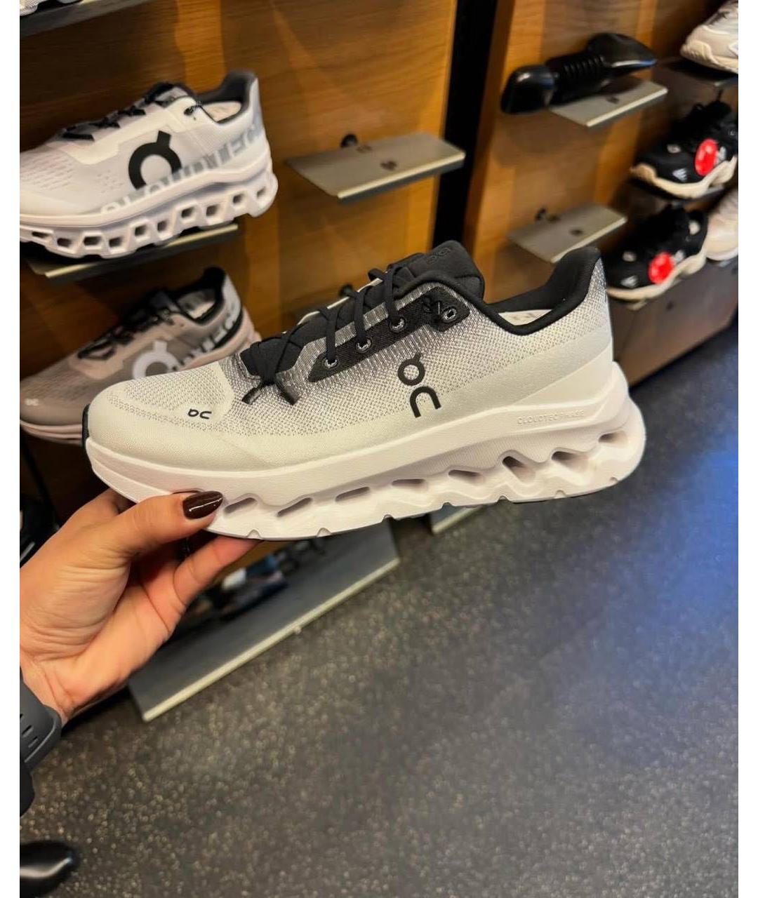 ON Белые текстильные кроссовки, фото 2