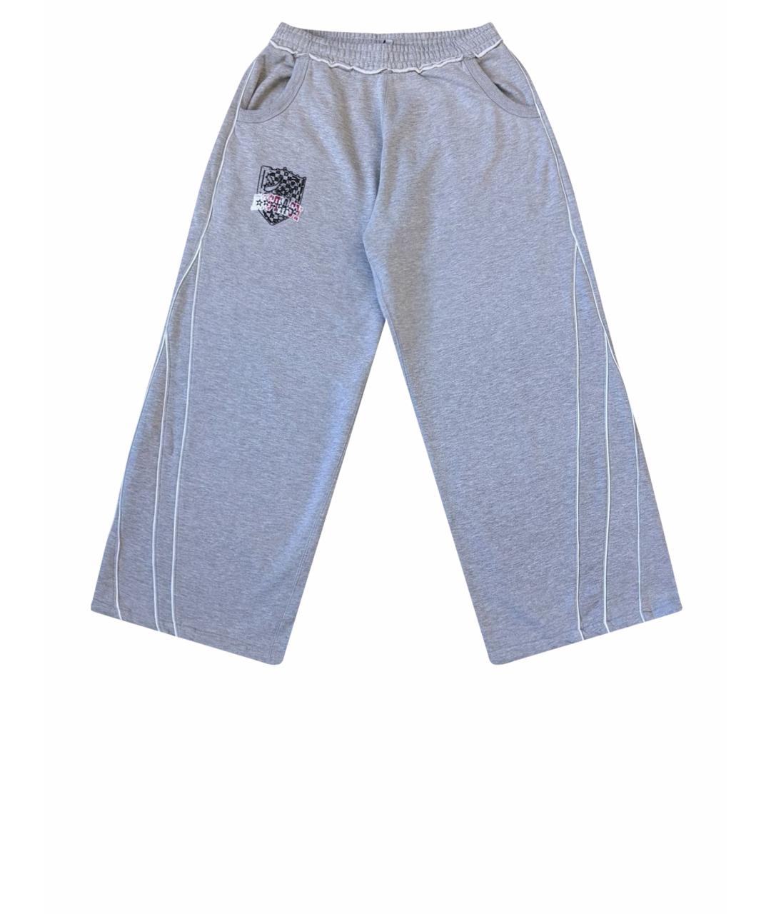 JADED LONDON Серые хлопковые повседневные брюки, фото 1