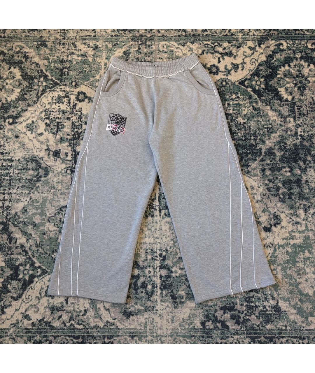 JADED LONDON Серые хлопковые повседневные брюки, фото 3